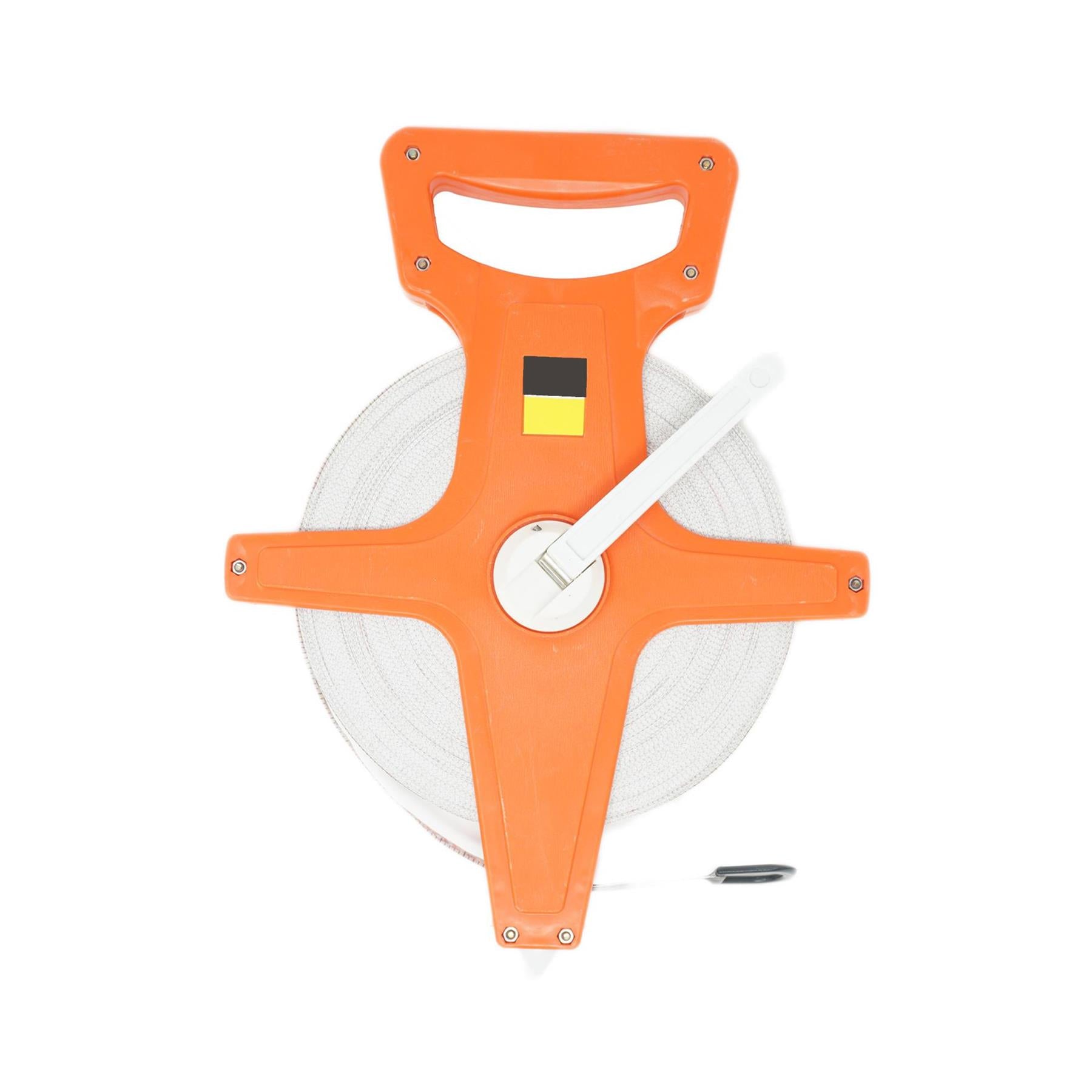 Surveyors 50M Open Reel Measuring Tape 50 Metre Metric Imperial