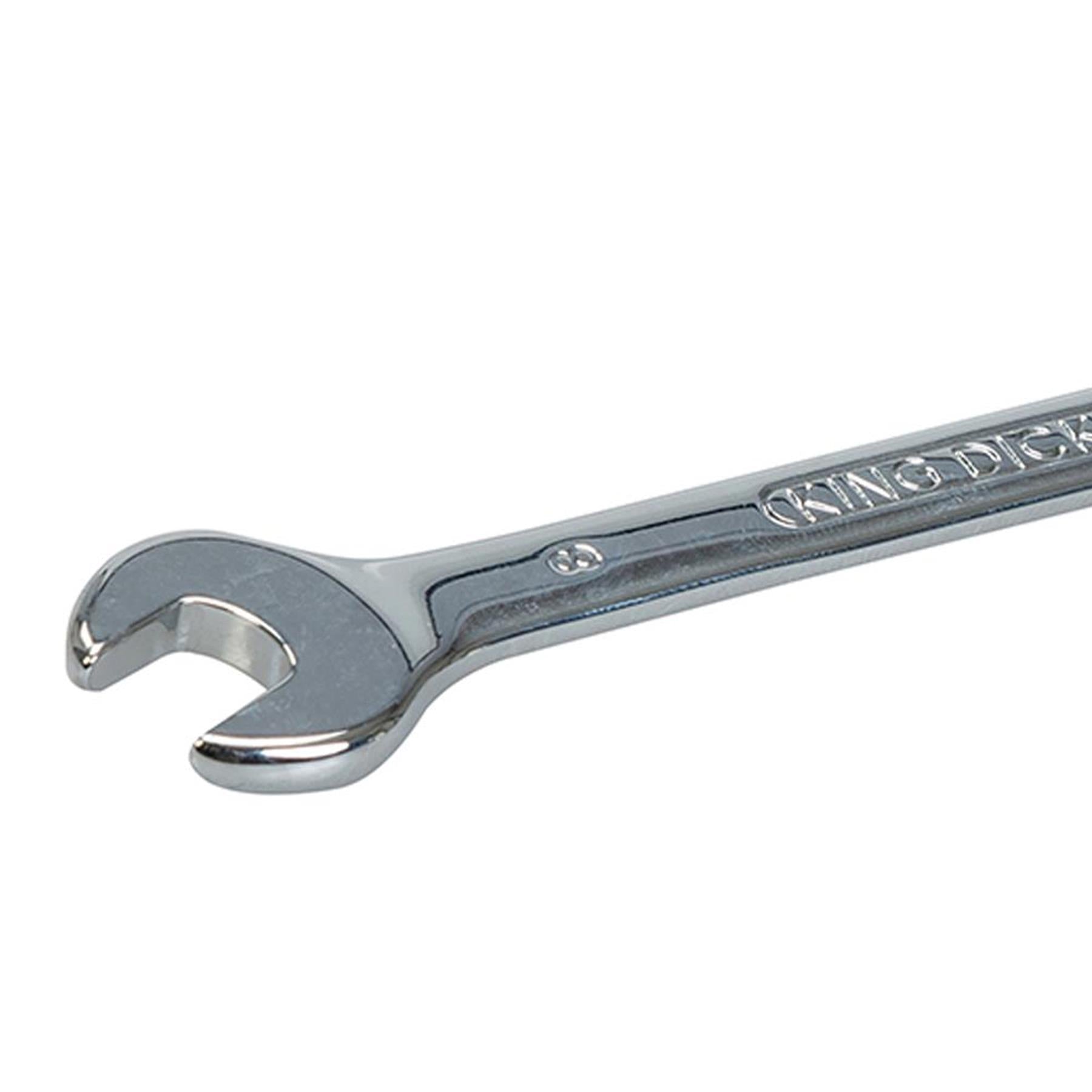 King Dick metric 18 MM polished chrome combination spanner wrenches spanners