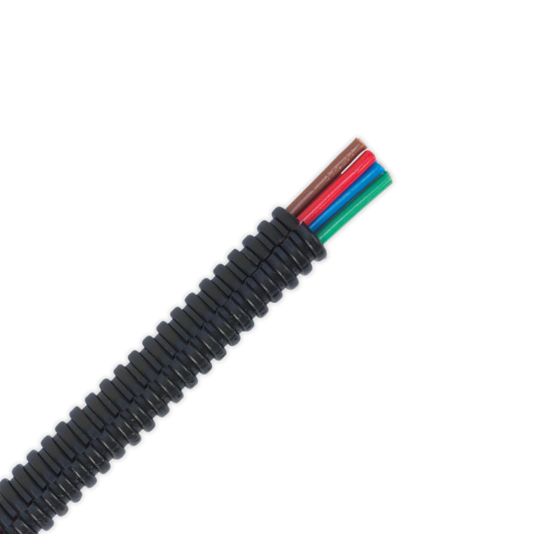 Sealey Convoluted Cable Sleeving Split �7-10mm 10m