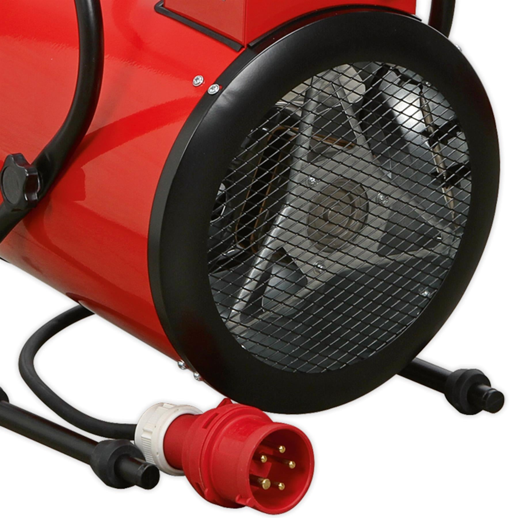 Sealey Industrial Fan Heater 9kW 415V 3ph Auto cooling system