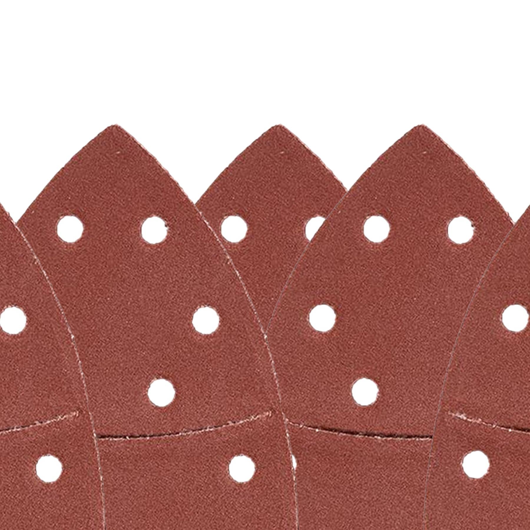 Hook & Loop Multi-Sander Sheets 102 x 62mm, 93mm 25pk 5 x 40, 60, 80, 120 & 180