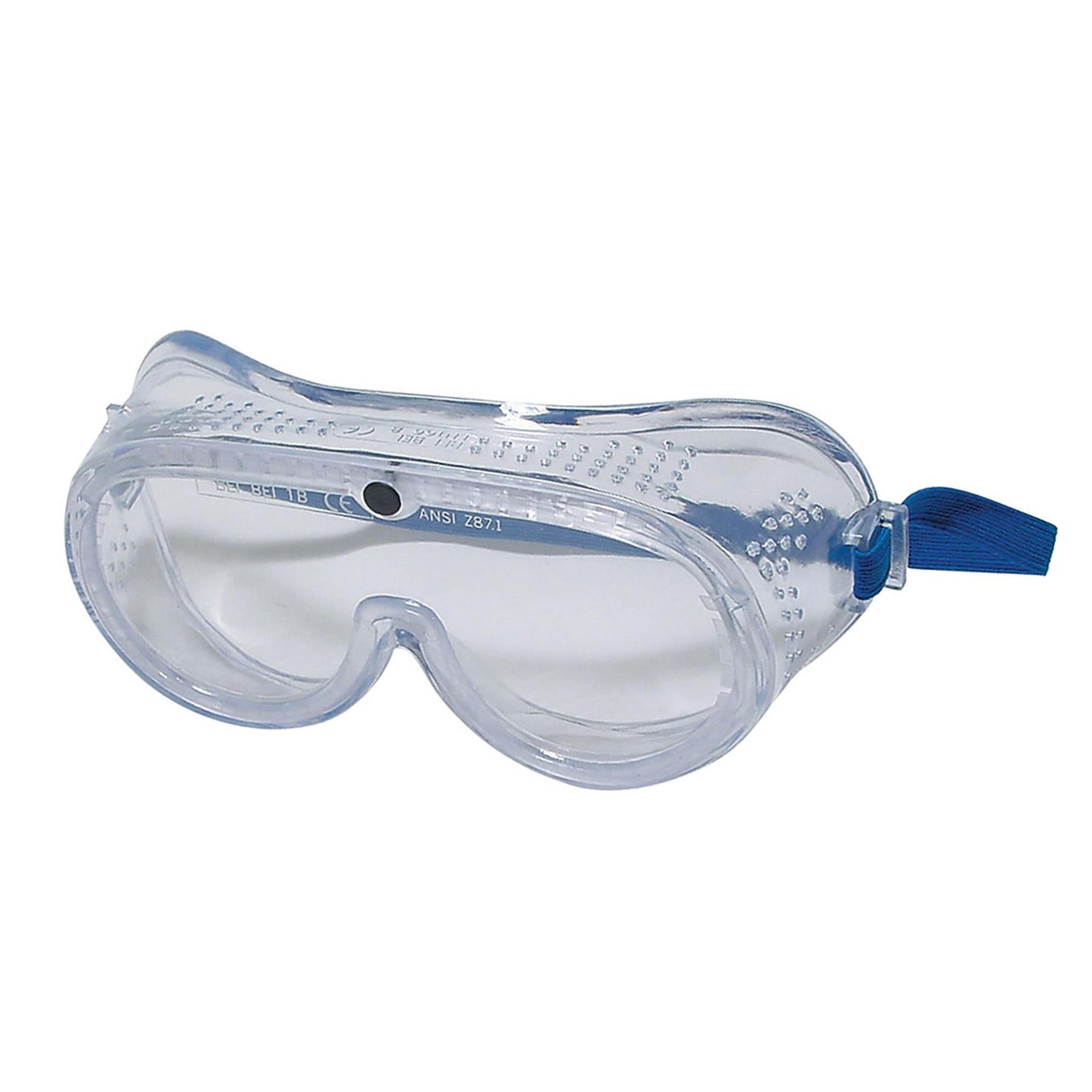 Direct Safety Goggles Direct Ventilation Soft Flexible PVC Frame Quality