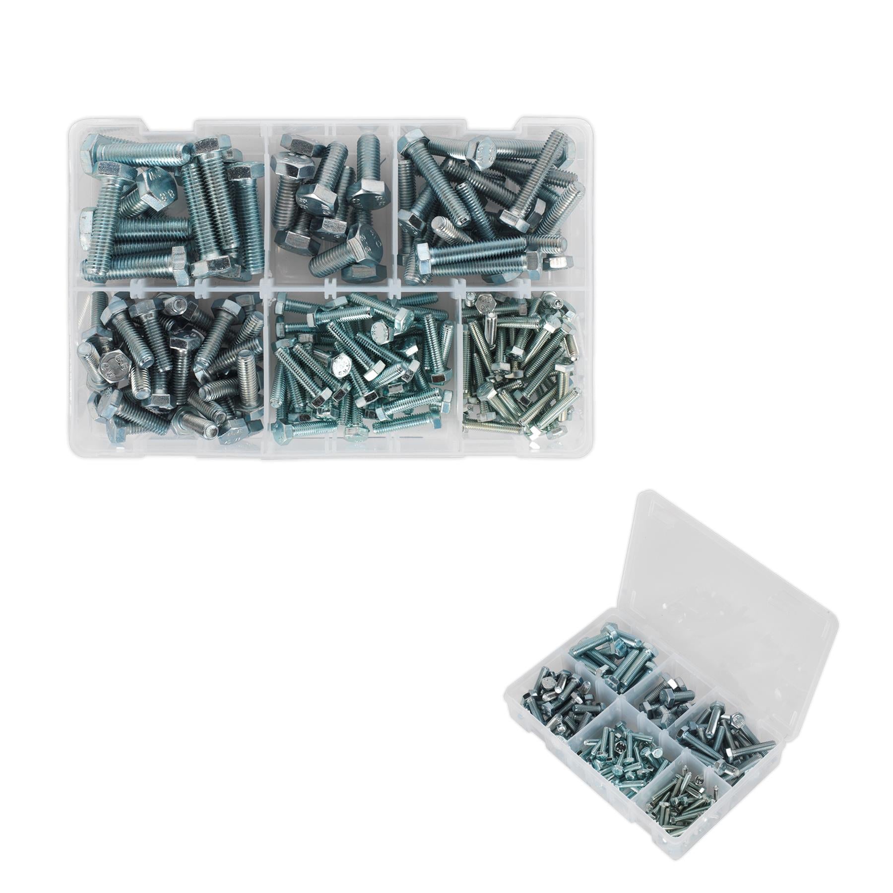 Sealey Steel Allen Setscrew Assortment 150pc Metric M5-M10 High Tensile