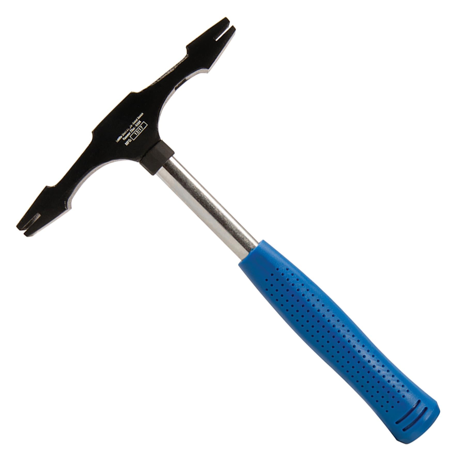 Tubular Shaft Double-Ended Scutch Hammer 25Oz (709G) Forged Powder-Coated Steel
