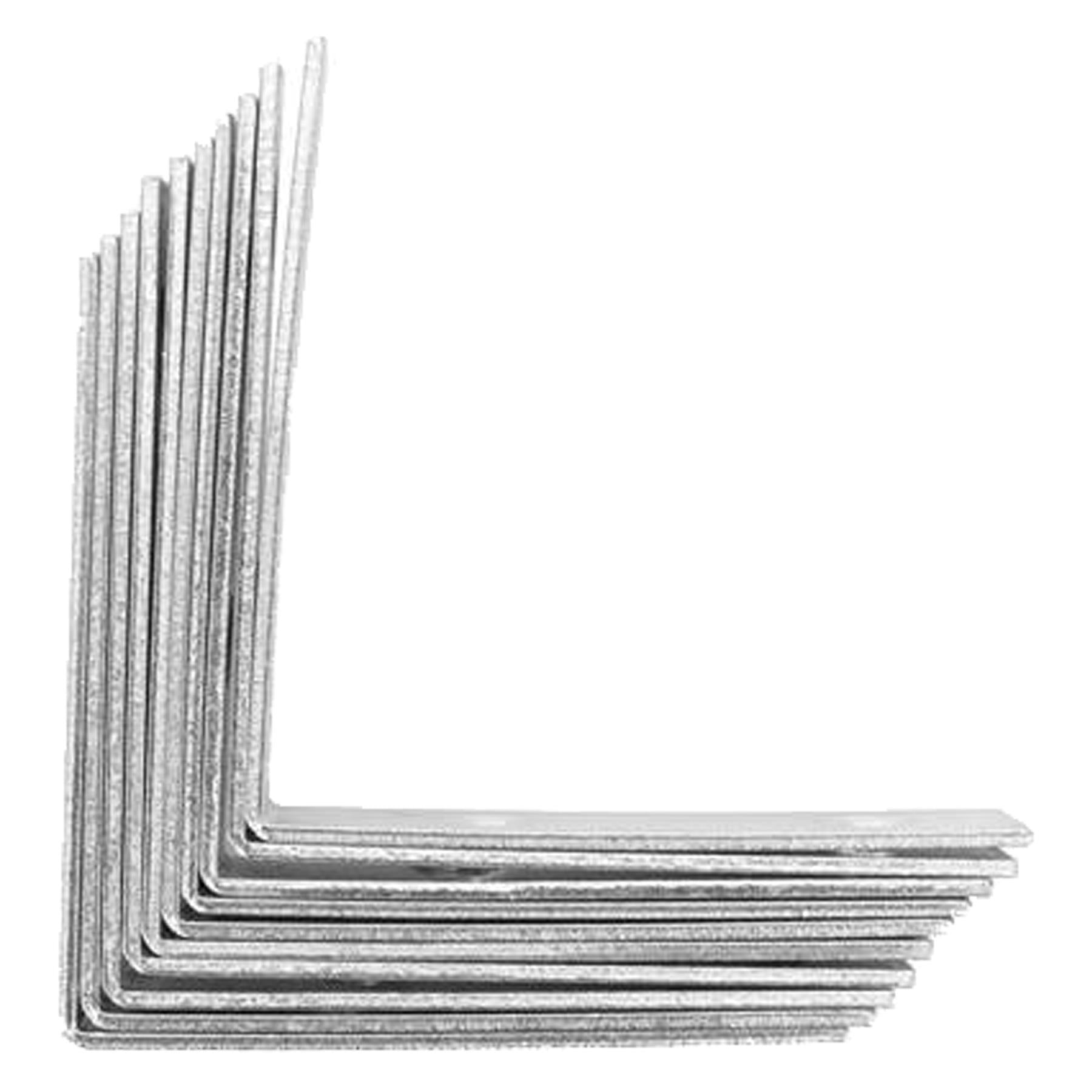 Metal Angle Brackets 90 Degree Corner Braces for shelf fence 20PC