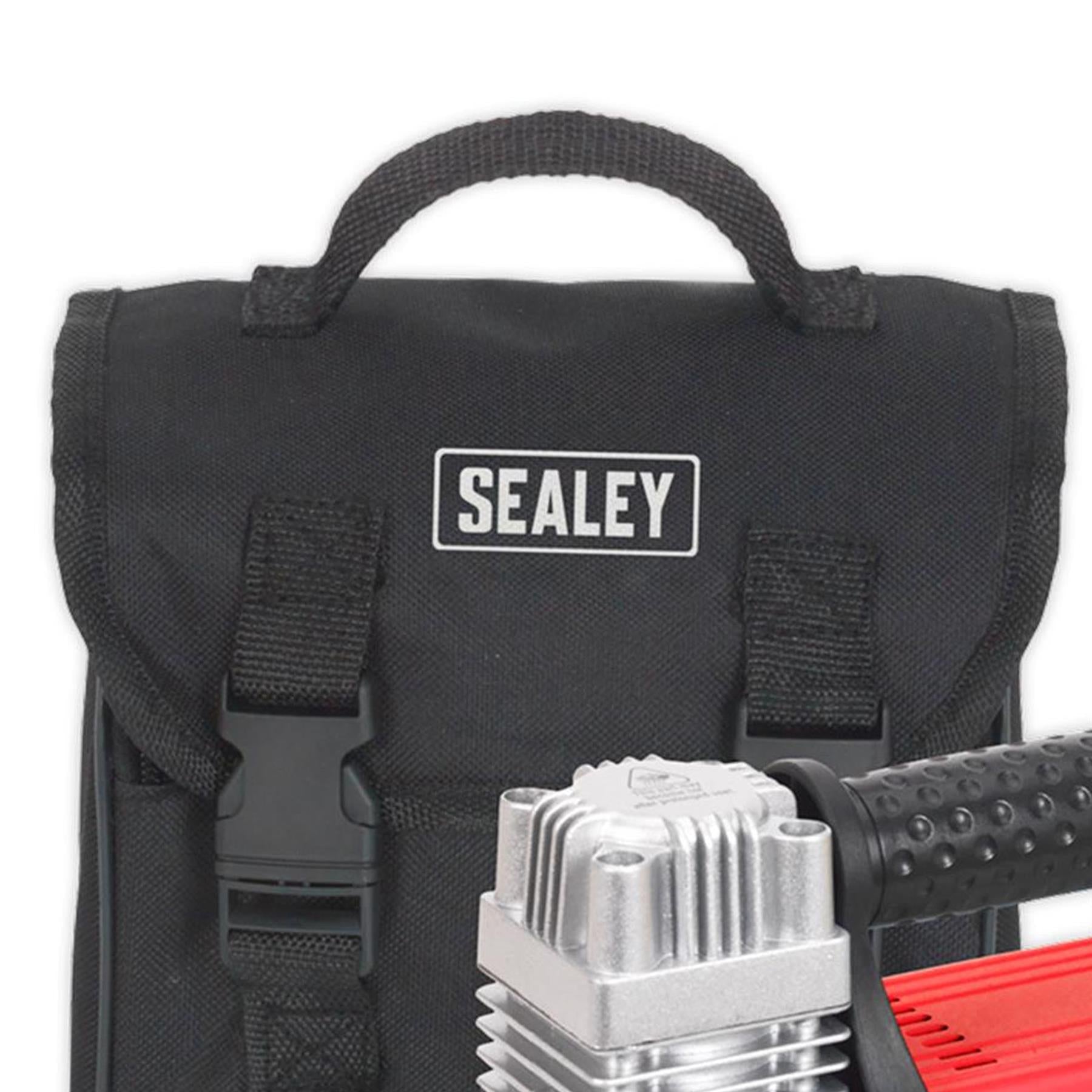 Sealey 12V Heavy-Duty Tyre Inflator/Mini Air Compressor