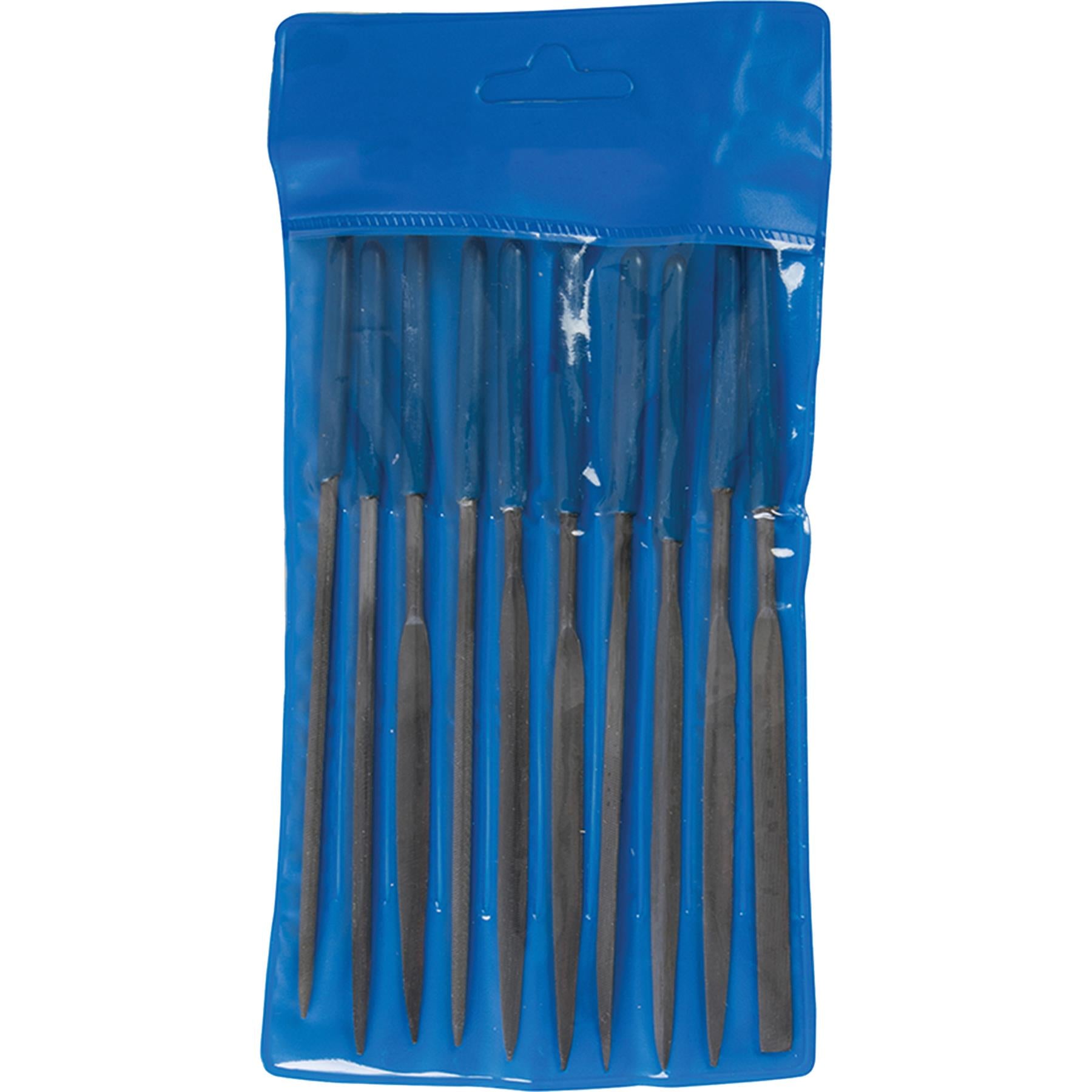 High-Quality Genuine Needle File Set 10pcs Flat Files Warding File Round Crossing Hobbying Crafts