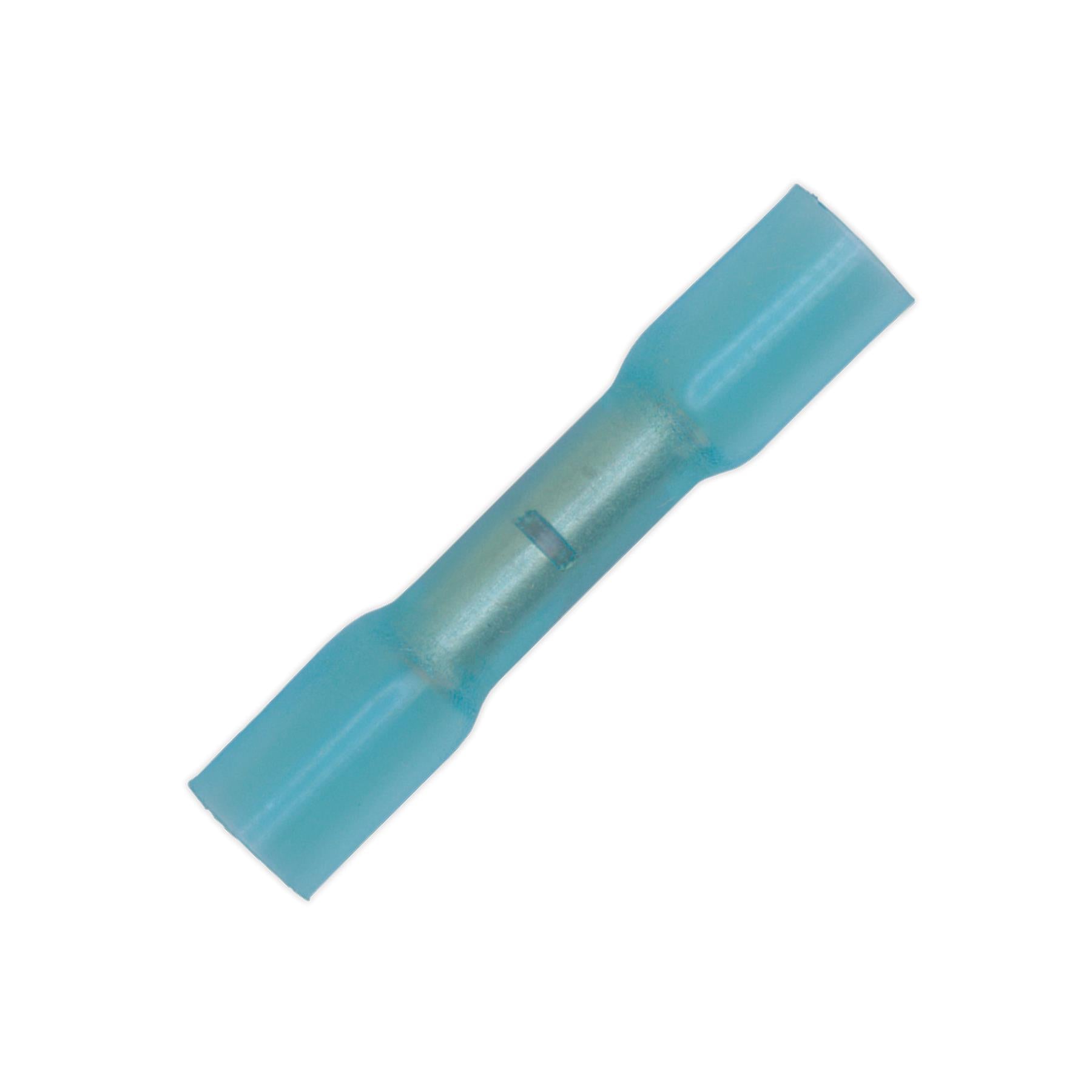Sealey Heat Shrink Butt Connector Terminal �5.8mm Blue Pack of 50