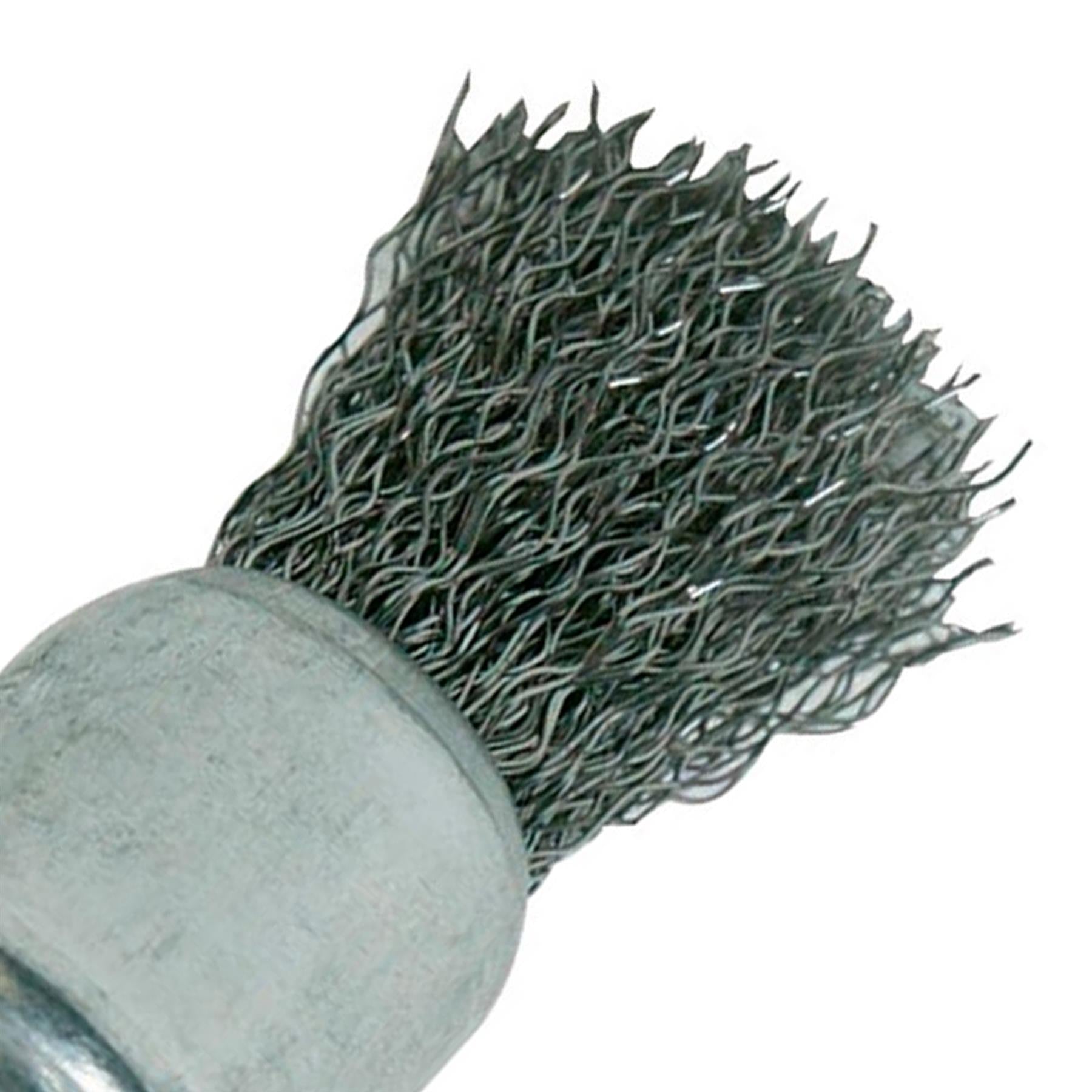 24mm End Brush Wire Cup Power For Rust And Paint Removal, Descaling, Deburring