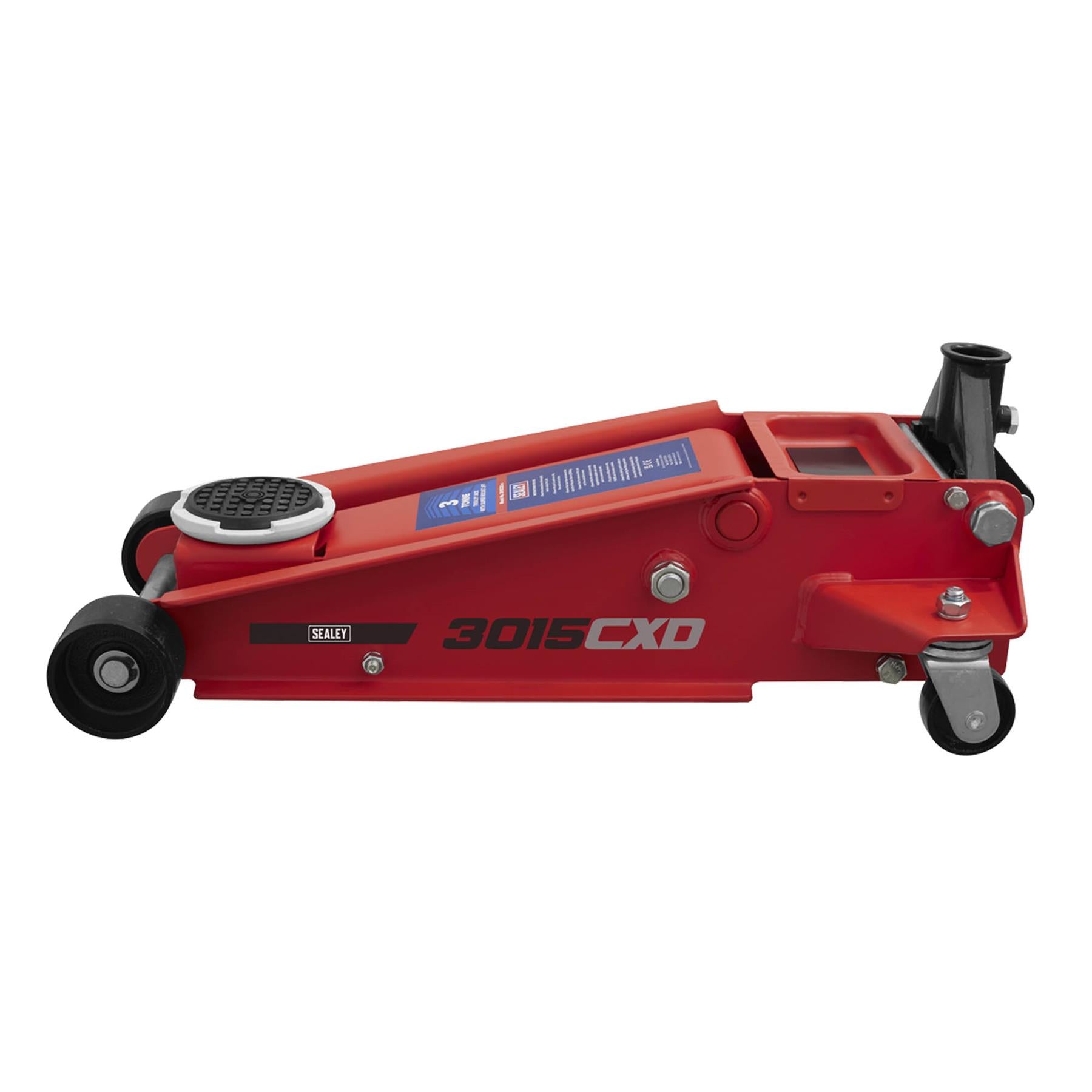 Sealey Trolley Jack 3tonne Super Rocket Lift Garage Workshop DIY
