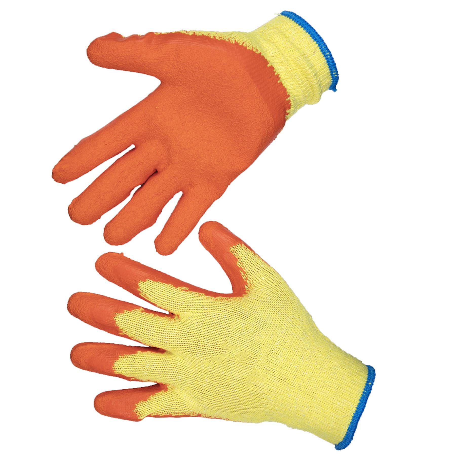 Sealey Super Grip Knitted Gloves Latex Palm (Large) -Pk of 120 Prs