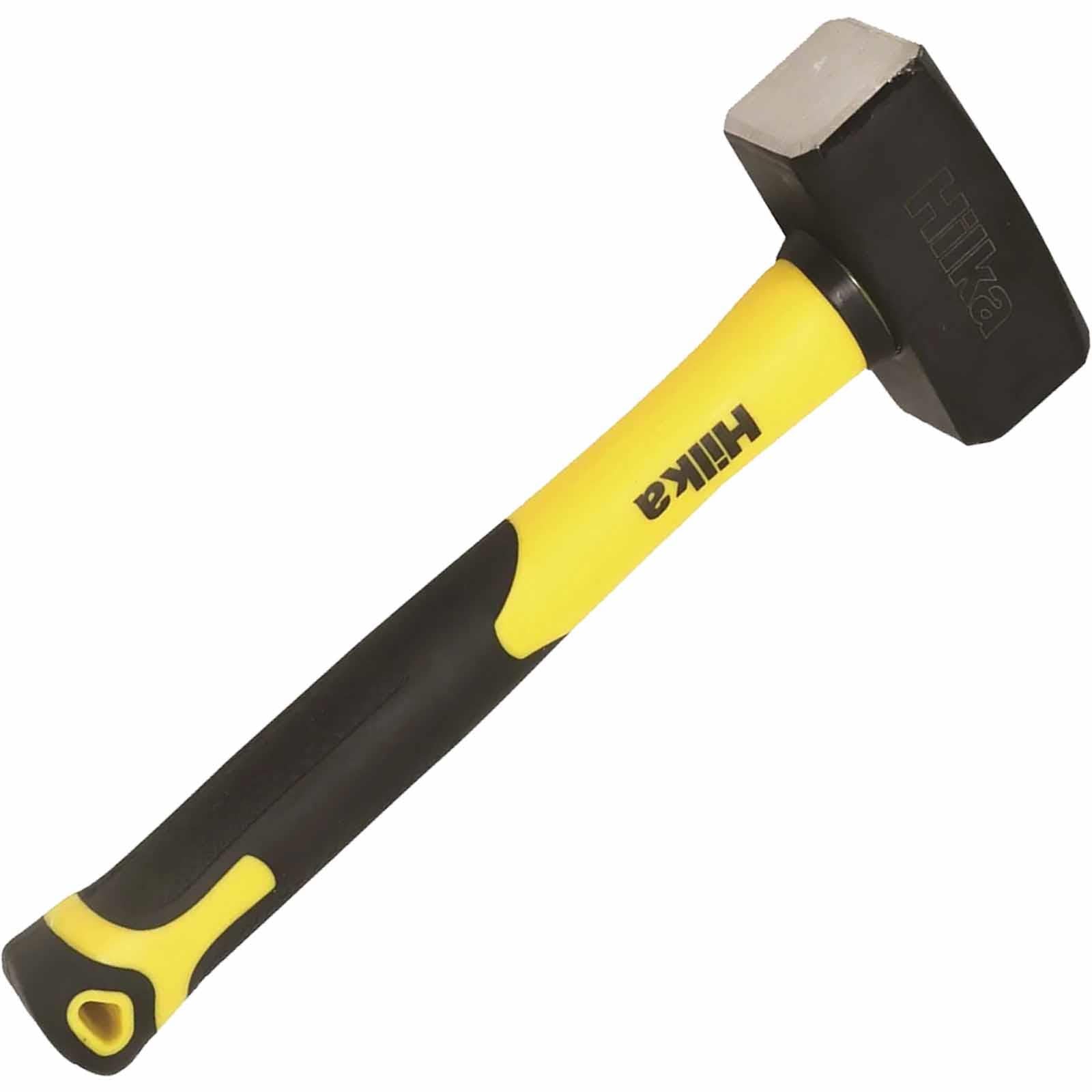 1kg Lump, Club Hammer Steel Head Fibreglass Shaft Rubber Grip Handle Tool New
