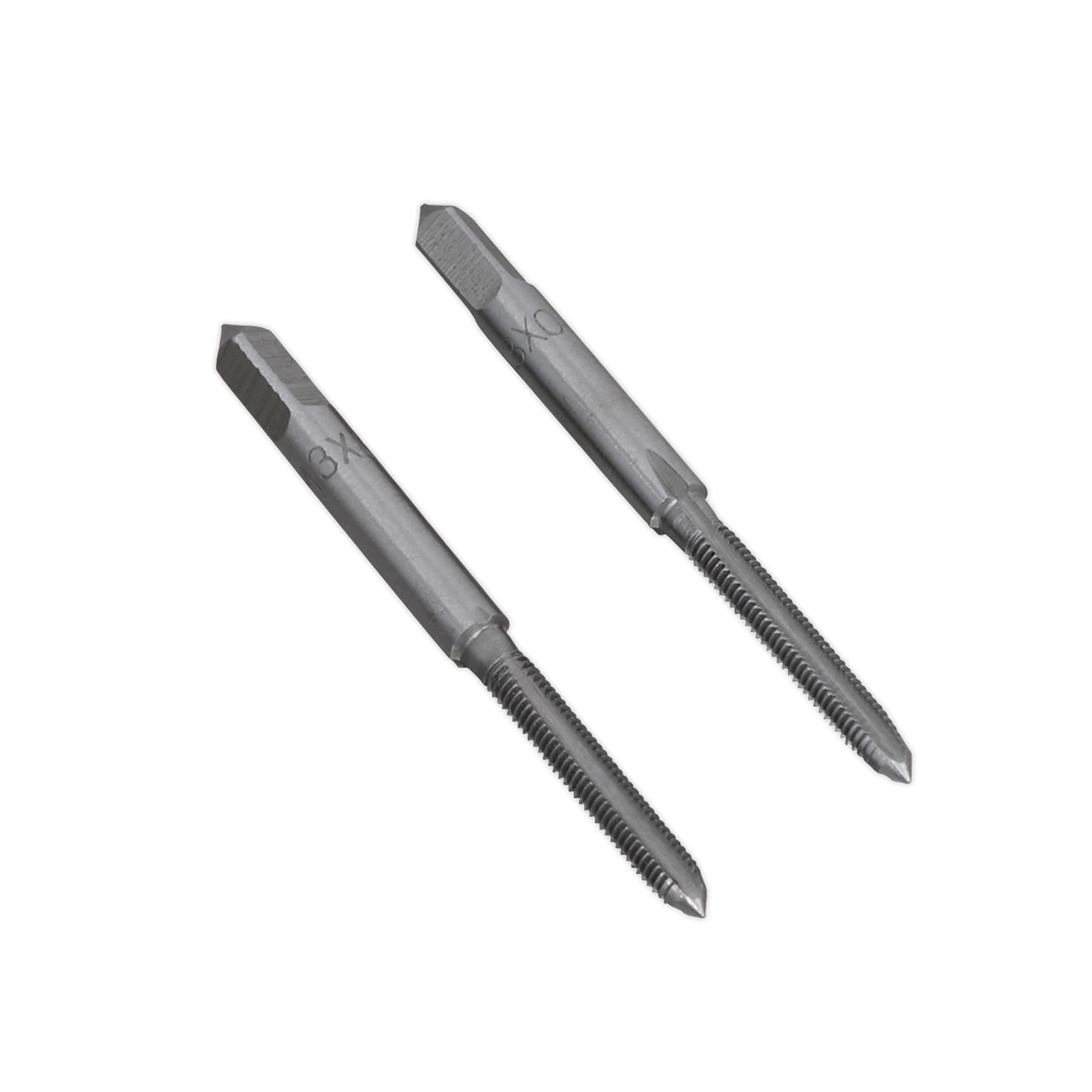 Sealey High Quality Tap Set 2pc (Taper & Plug) M3 x 0.5mm