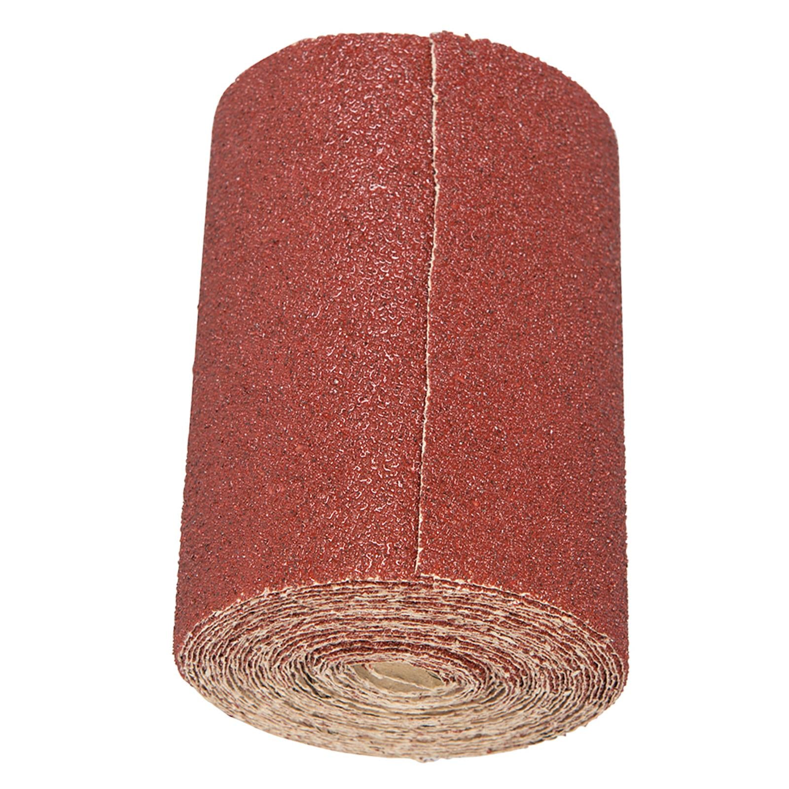 5m RED ALUMINIUM OXIDE SANDING ROLL GRIT 60 SANDPAPER SAND WOODWORK
