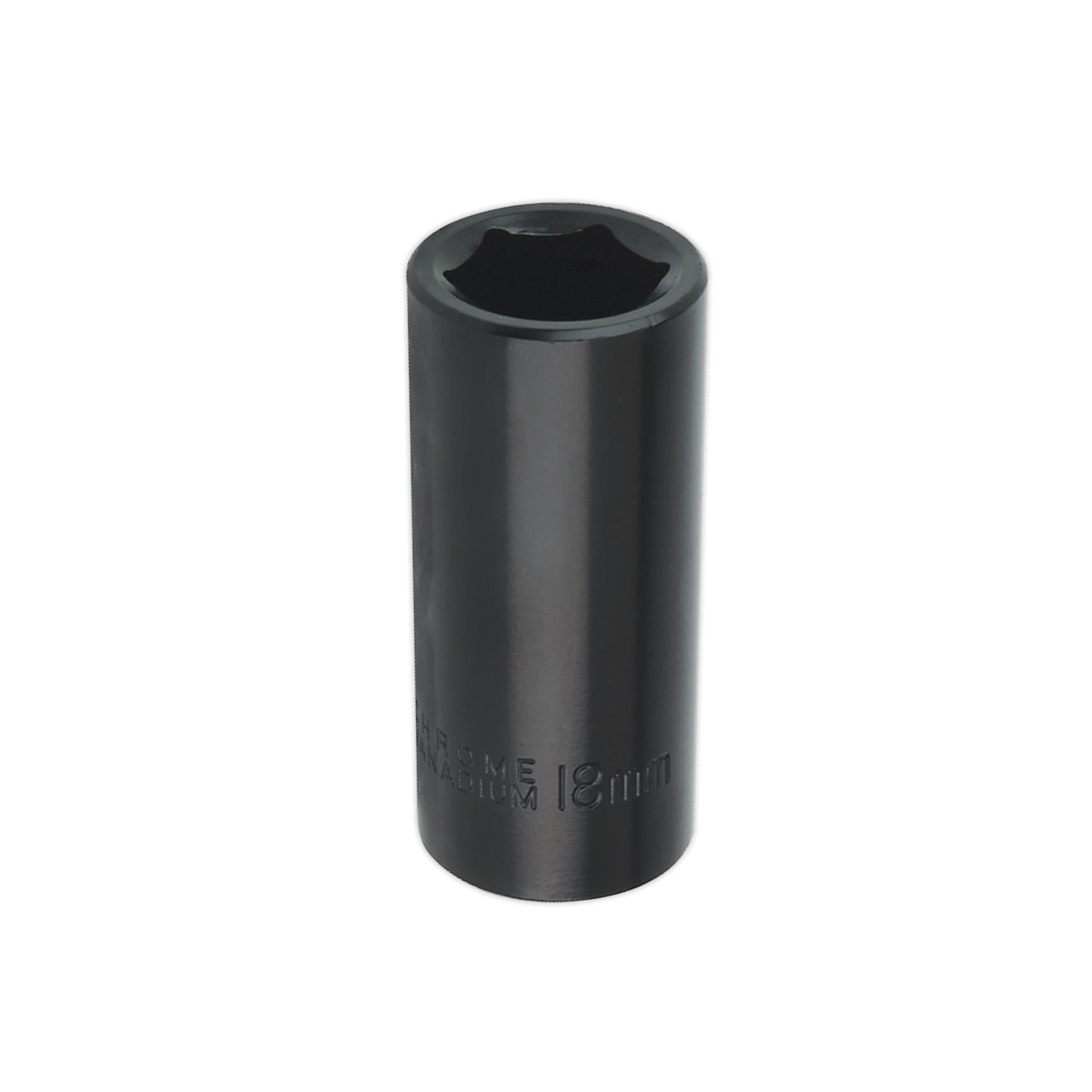 Sealey Impact Socket 18mm Deep 3/8"Sq Drive