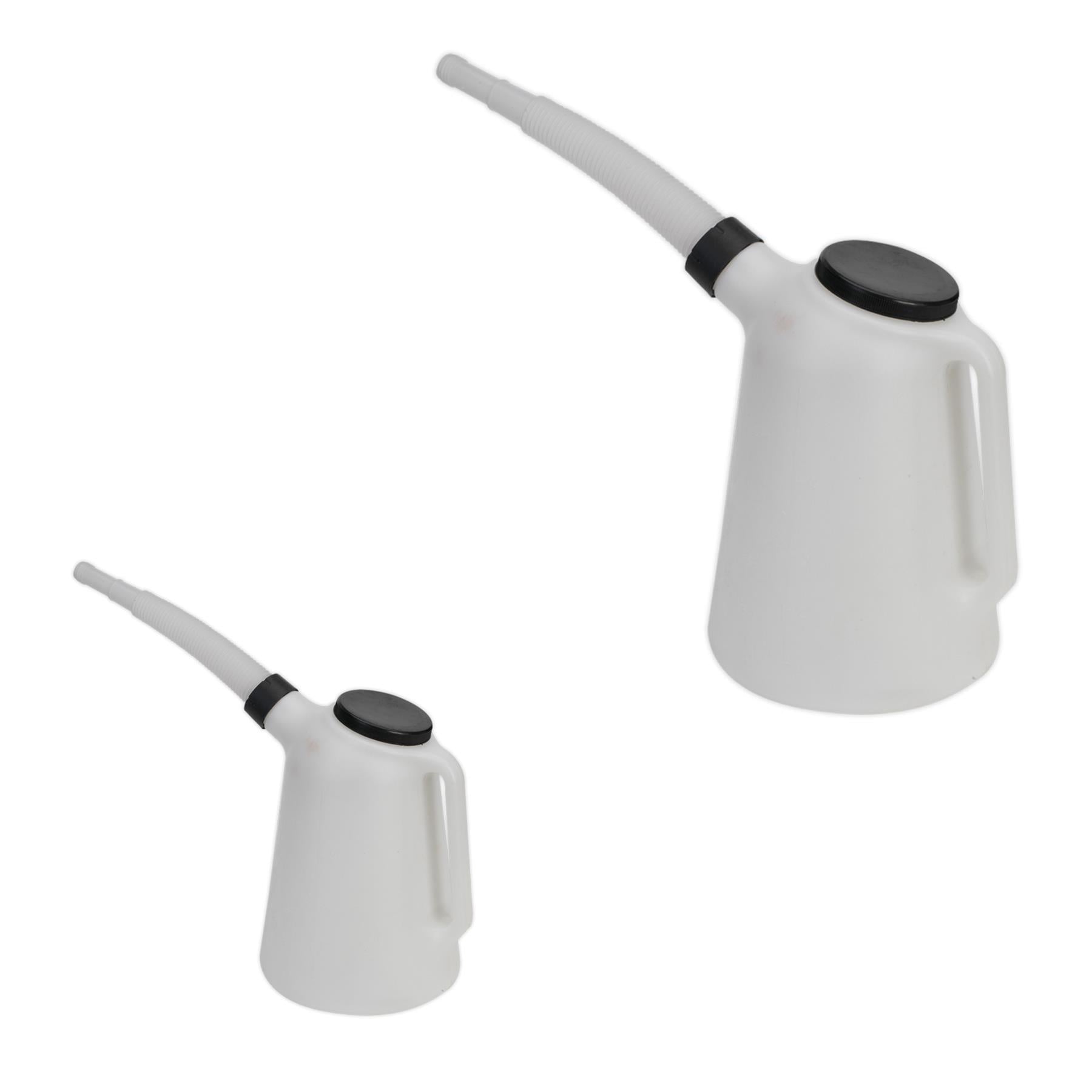Sealey Oil Container with Lid & Flexible Spout 5L