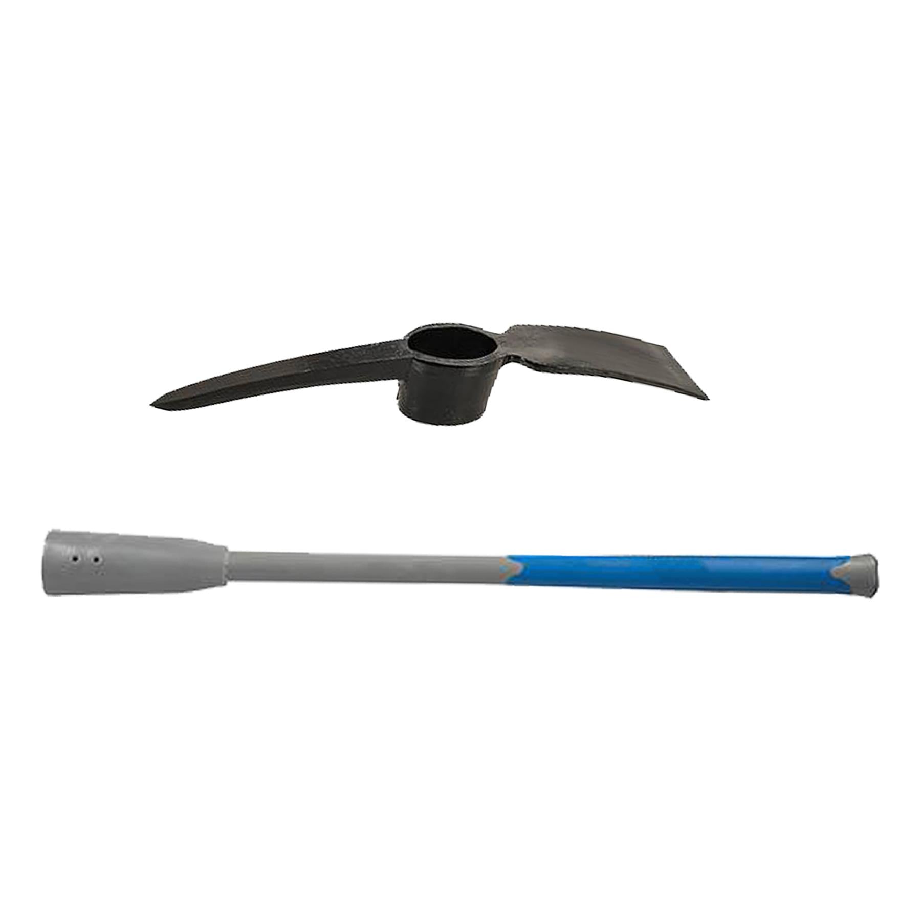 Pick Mattock Axe 5LB Steel Head + Fibreglass Handle shaft Heavy Duty