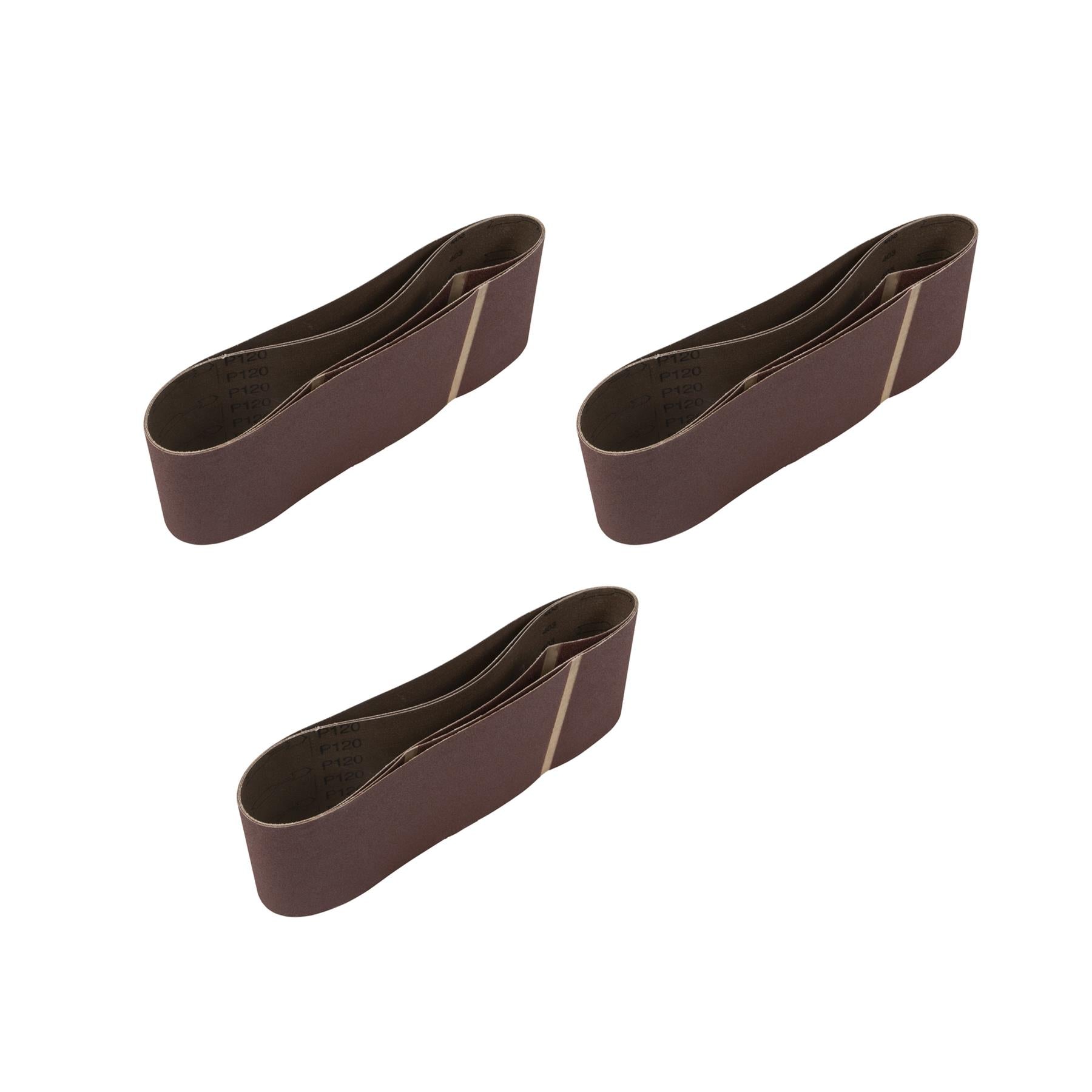 Sealey Sanding Belt 100 x 610mm 120Grit - Pack of 3