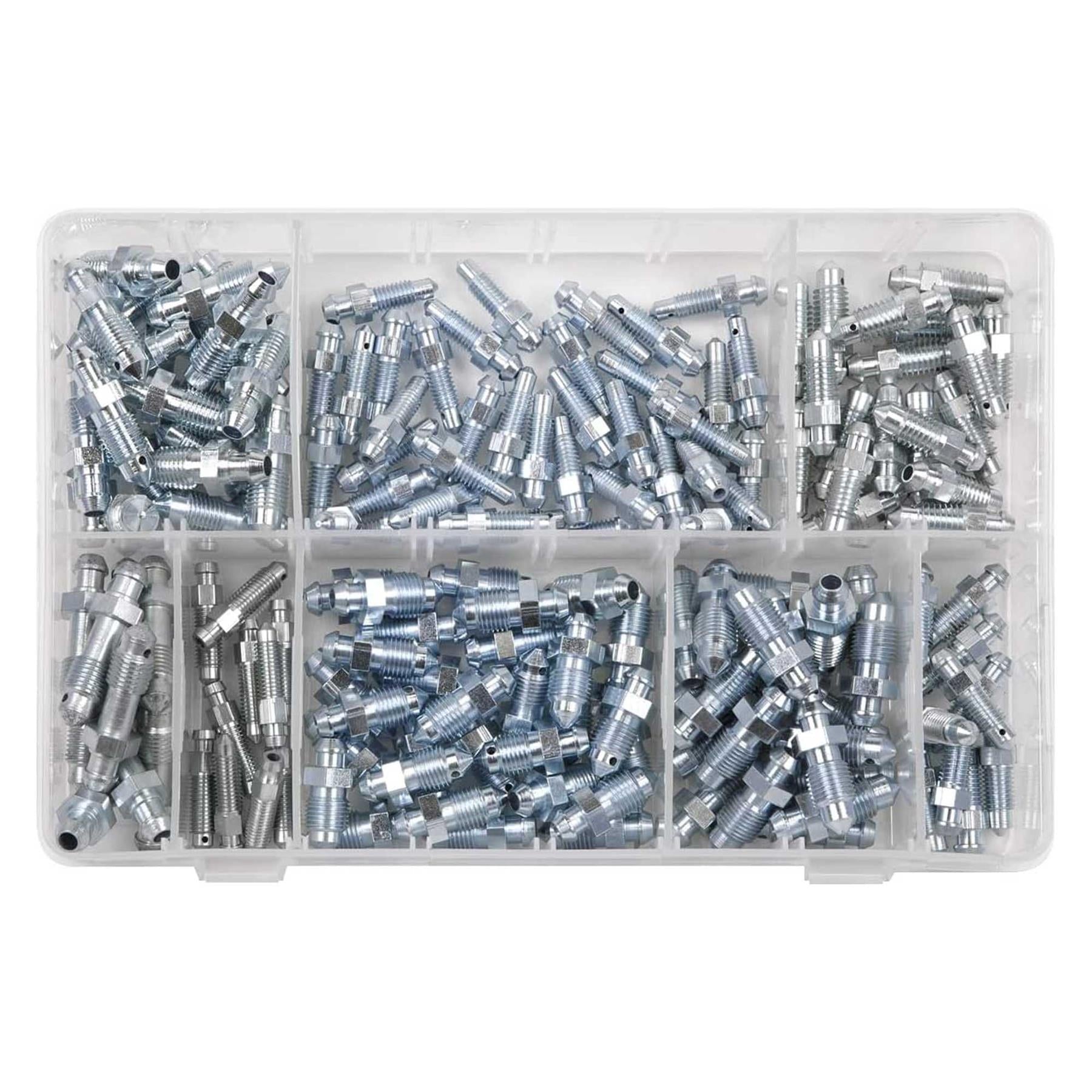 Sealey Bleed Nipple Assorted Box 160pc