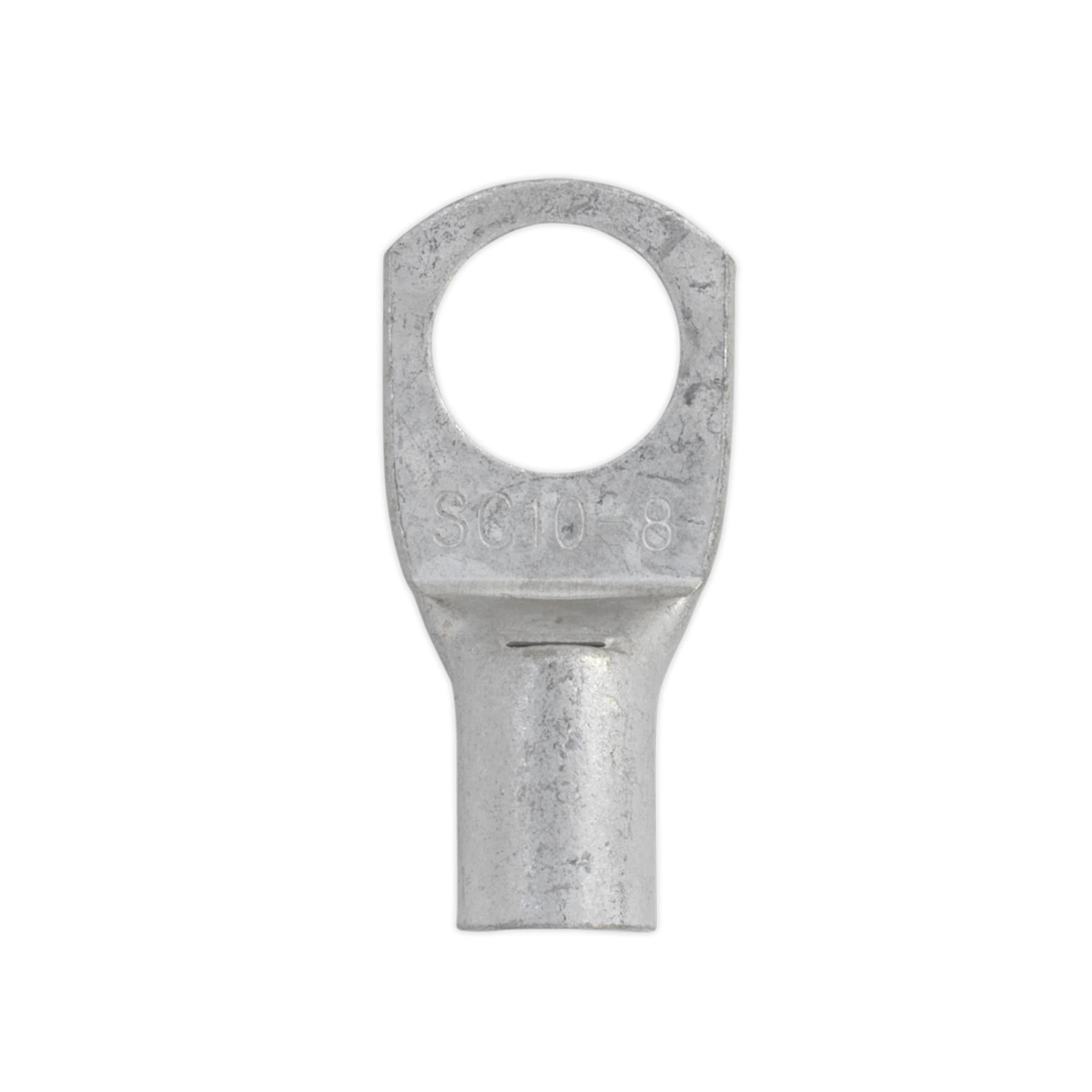 Copper Lug Terminal 50mm² x 8mm Pack of 10. Sealey