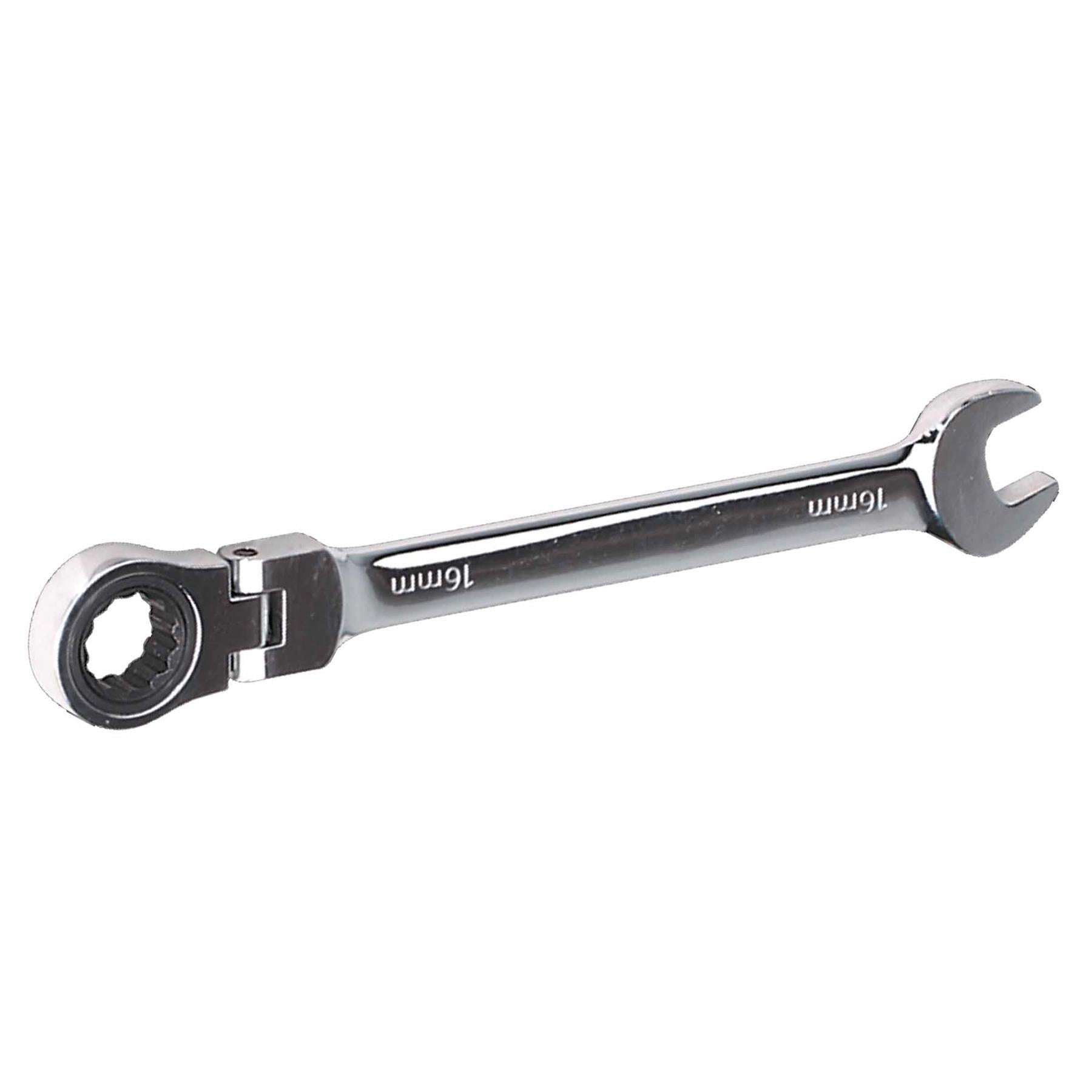 Flexi-Head Ratchet Combination Spanner 16mm. Sealey