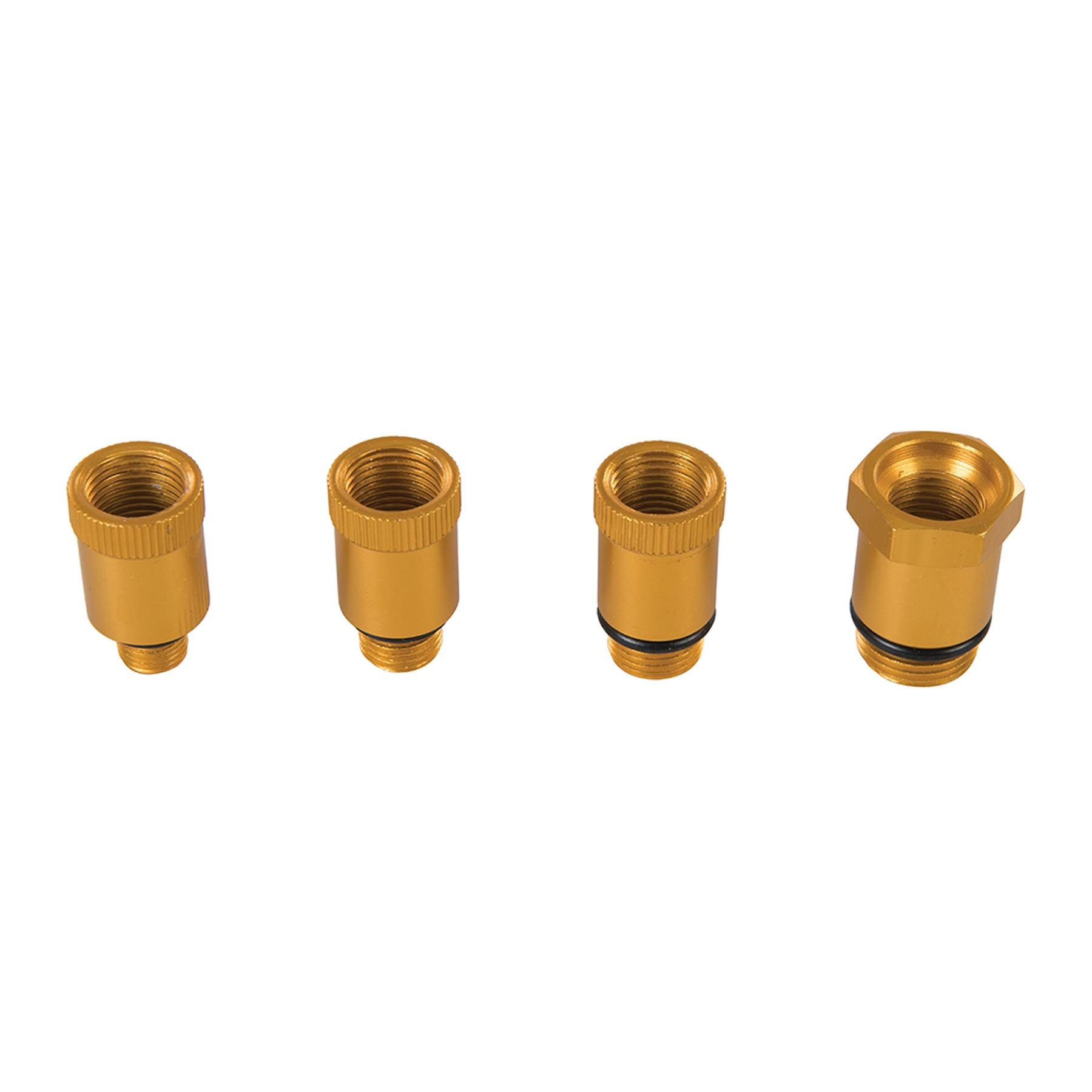 Petrol Engine Compression Test Kit 8pce 0 - 300psi Angled Push On Connectors