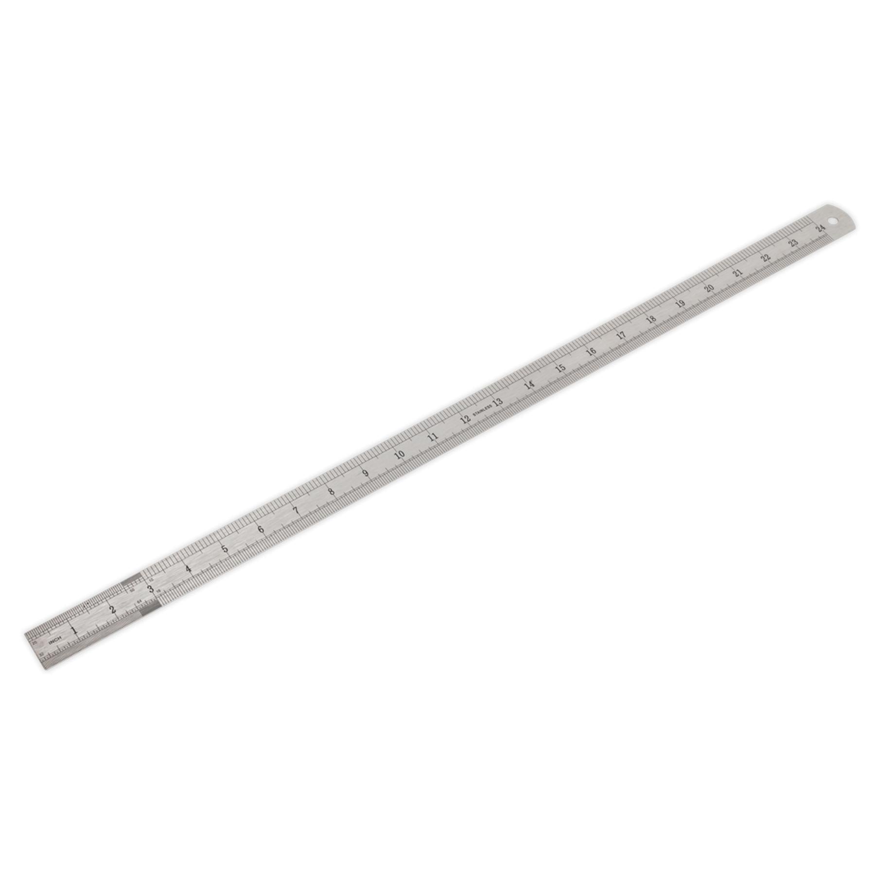 Sealey Steel Rule 600mm/24"
