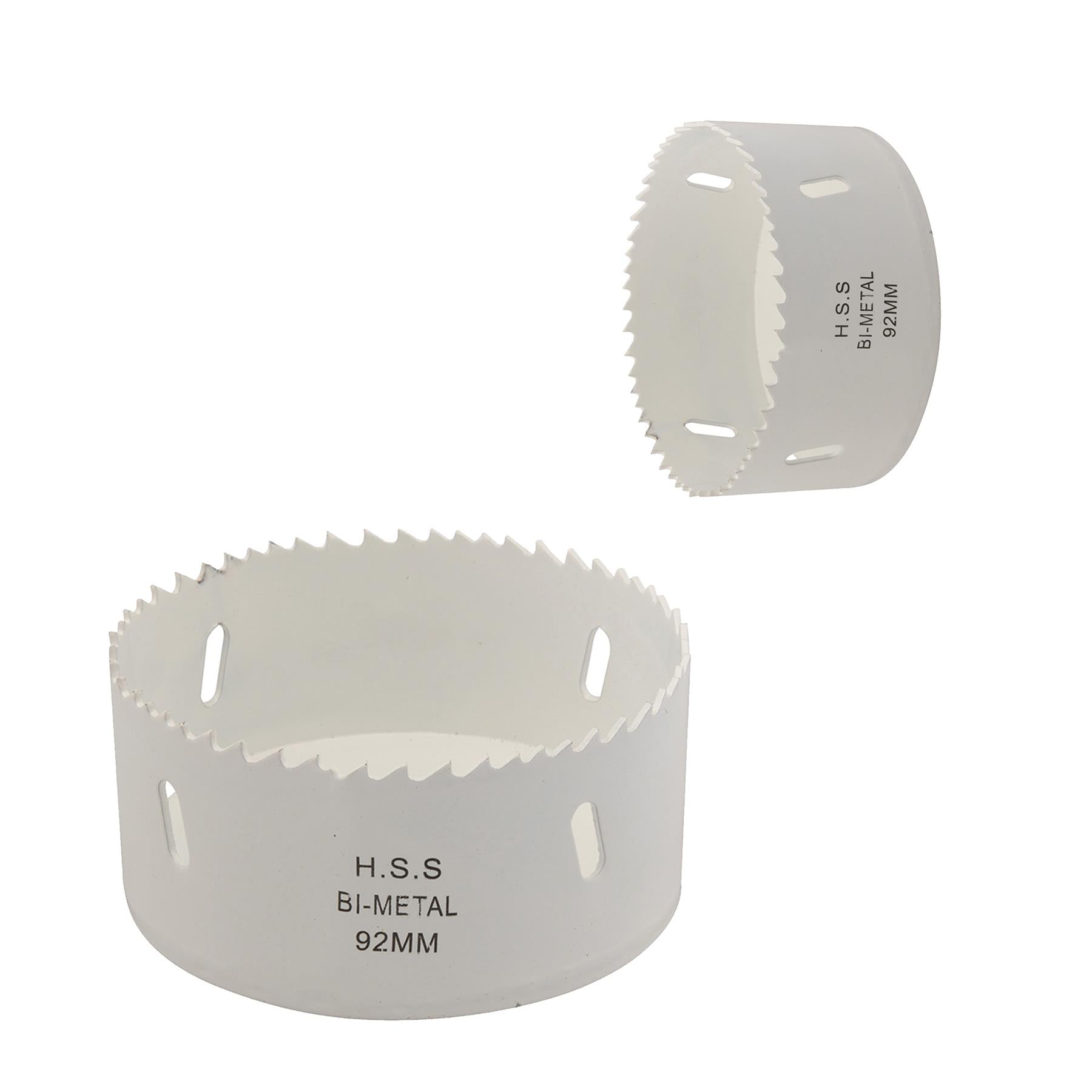 Heavy Duty Bi-Metal Holesaw 92mm Variable Pitch Steel Wood Metal Pvc Fast Clean