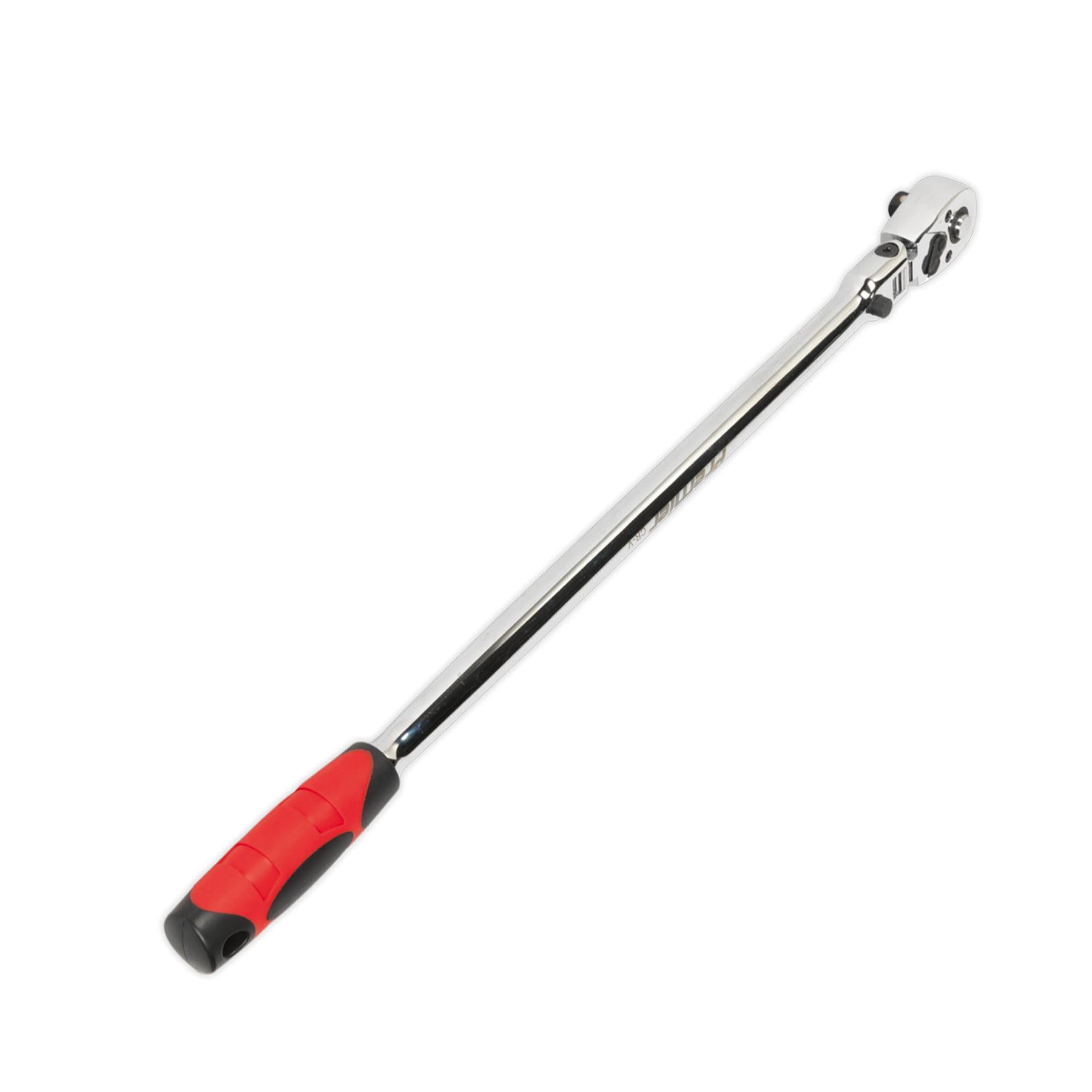 Sealey Ratchet Wrench Flexi-Head Extra-Long 455mm 3/8"Sq Drive