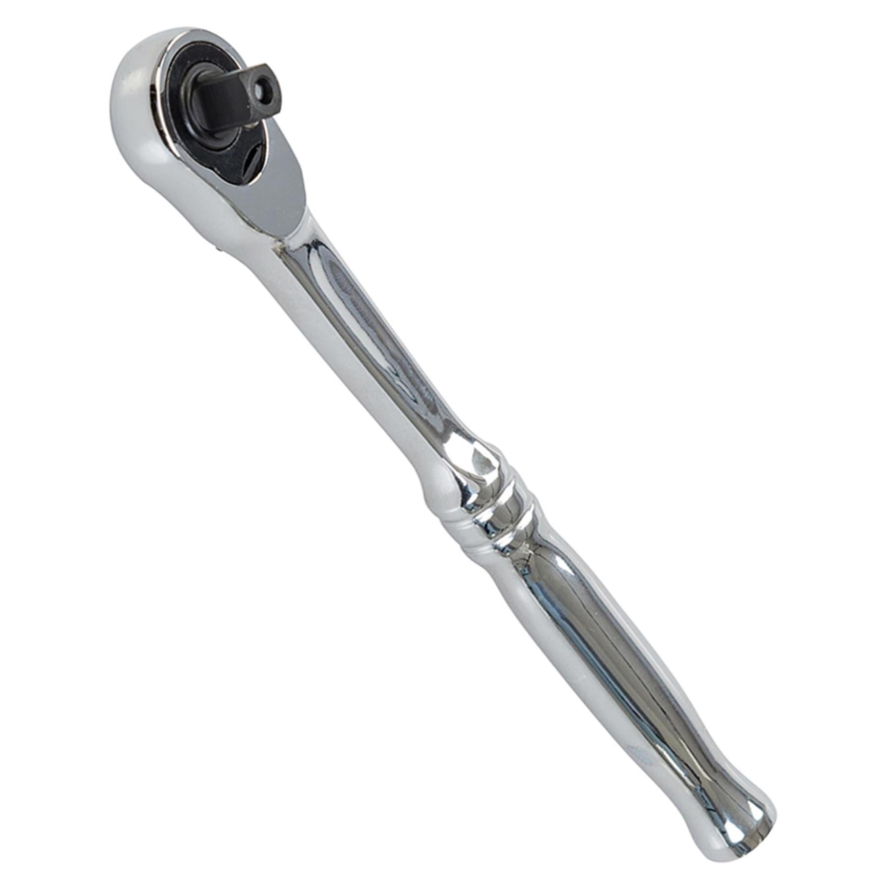 King Dick Full Chrome Reversible Ratchet SD 60 Teeth 1/4"