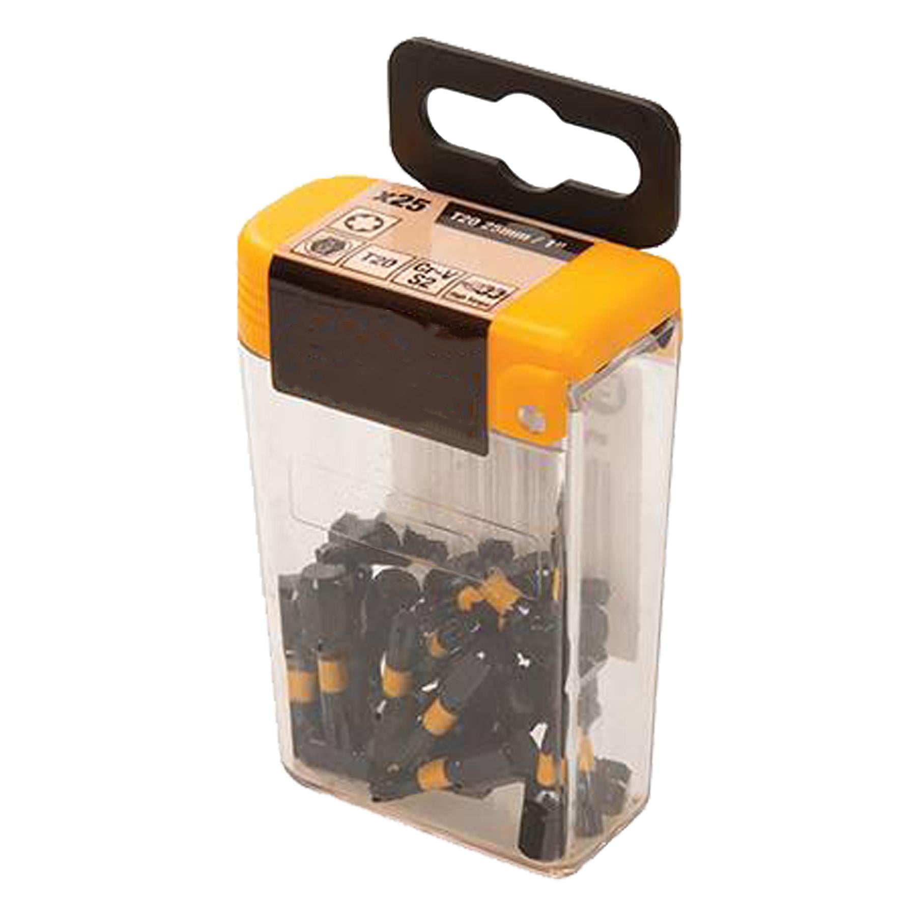 Torx Screwdriver Impact Bit T20 High Torque Premium S2 Steel Drills Drivers 25pk