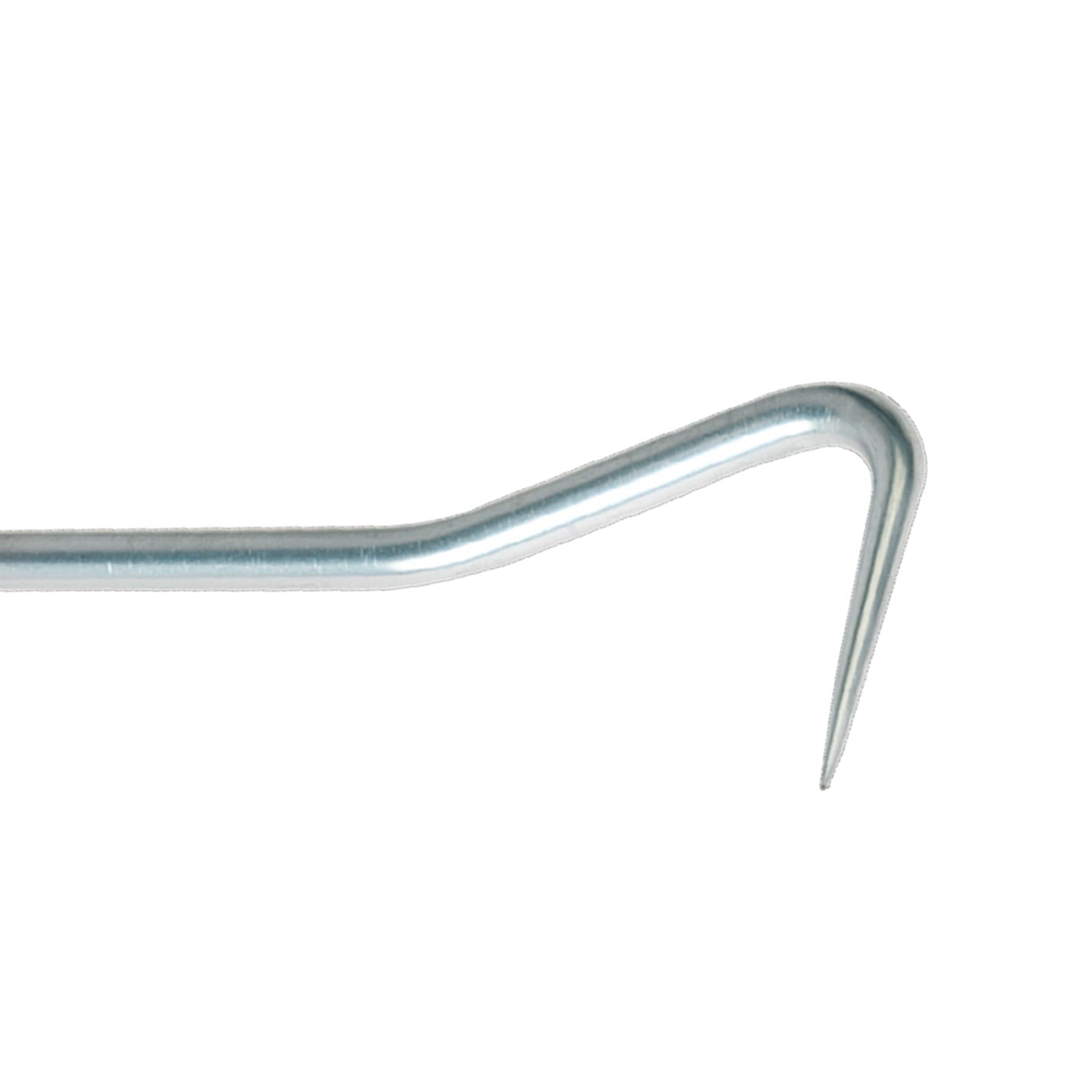 Curved Rubber Hook Tool steel shaft grip handle Sealey