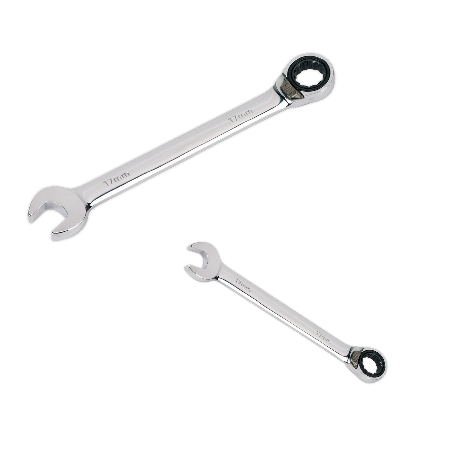 Sealey Reversible Ratchet Combination Spanner 17mm