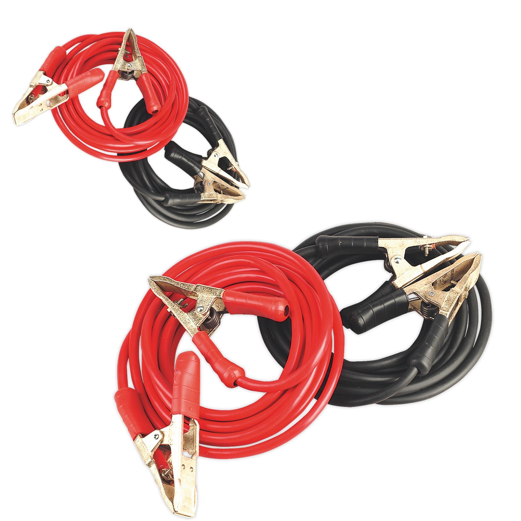 Sealey Booster Cables Extra H-Duty Clamps 50mmx6.5m Copper 900A