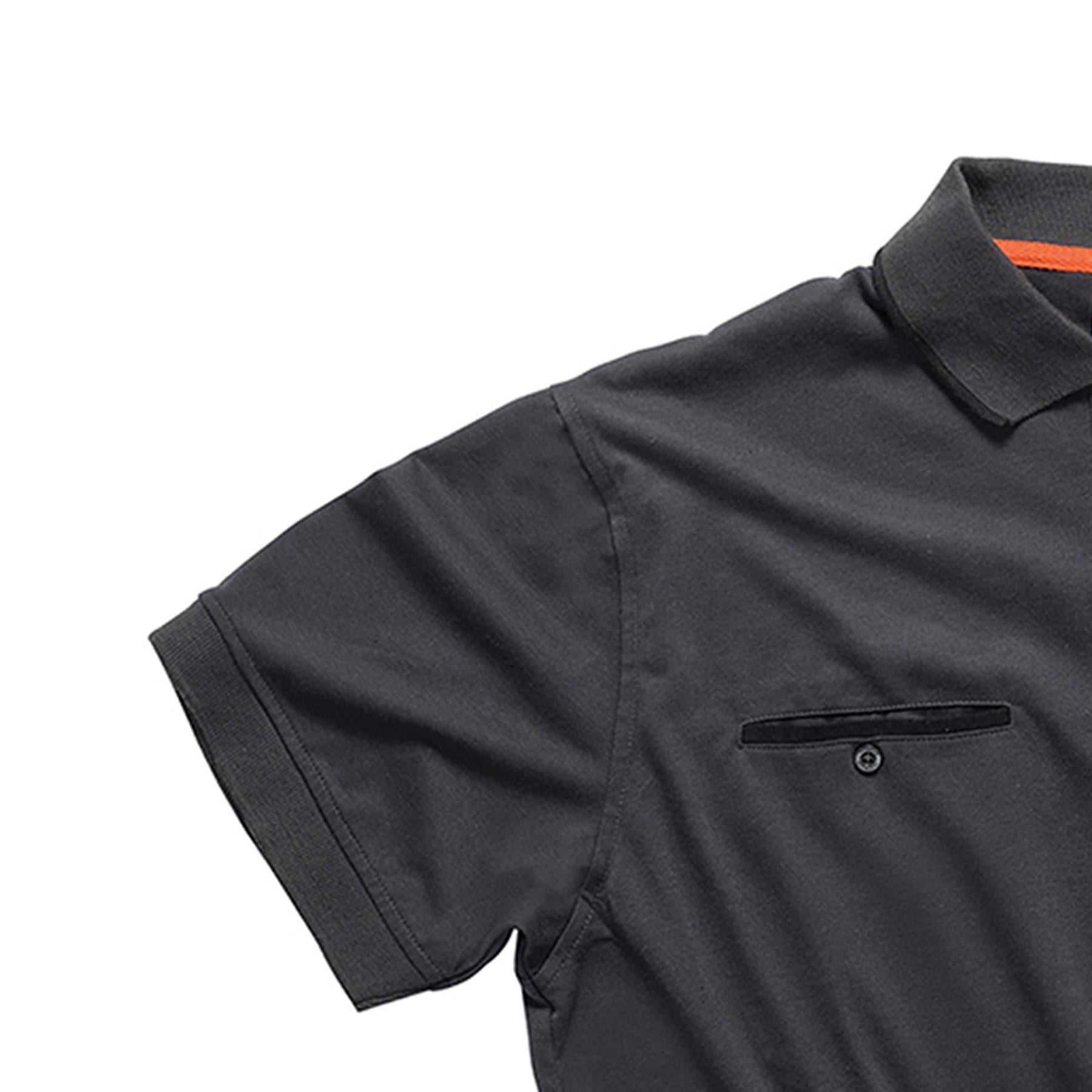 Scruffs Graphite Grey Polo Shirt Short Sleeve Workwear Mens T Shirt Size M