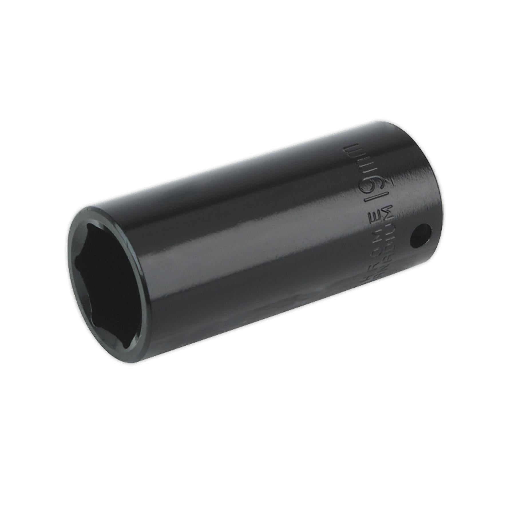 Sealey Impact Socket 19mm Deep 3/8"Sq Drive