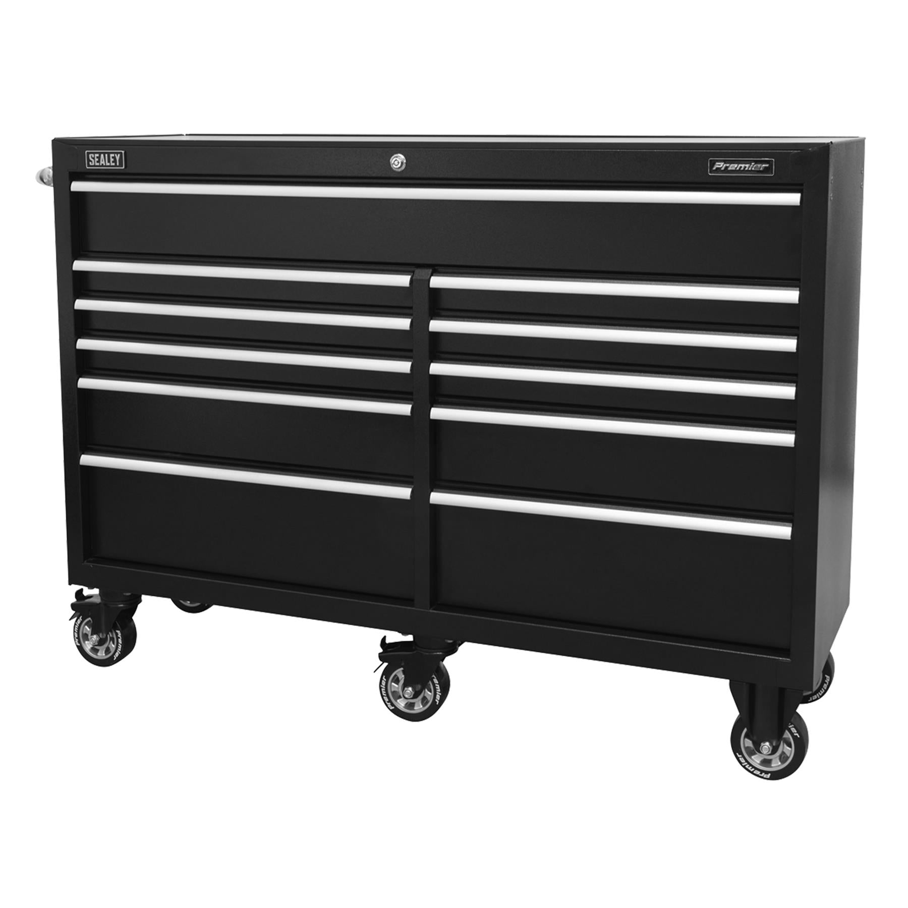 Sealey Rollcab 11 Drawer 1430mm Heavy-Duty Black