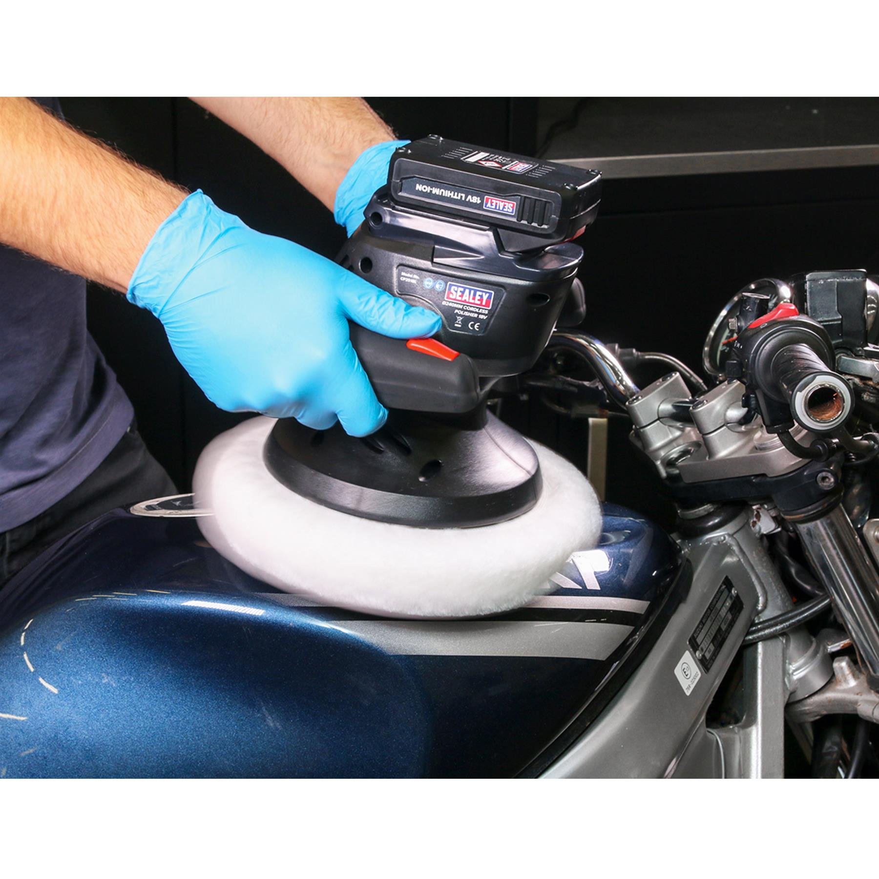 Sealey 18V Lithium-ion Ø240mm Cordless Polisher Orbital