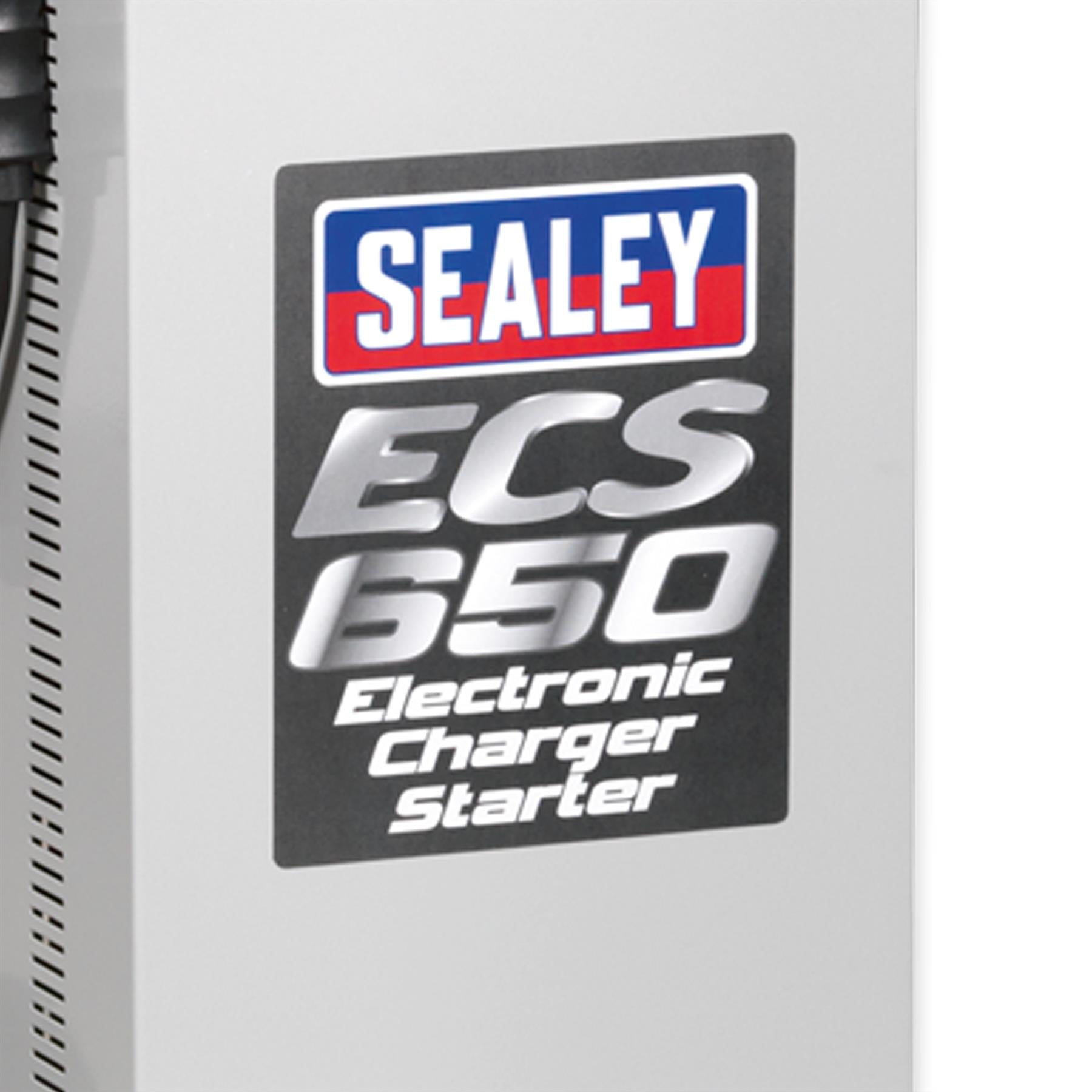Sealey Electronic Charger Starter 100/650A 12/24V