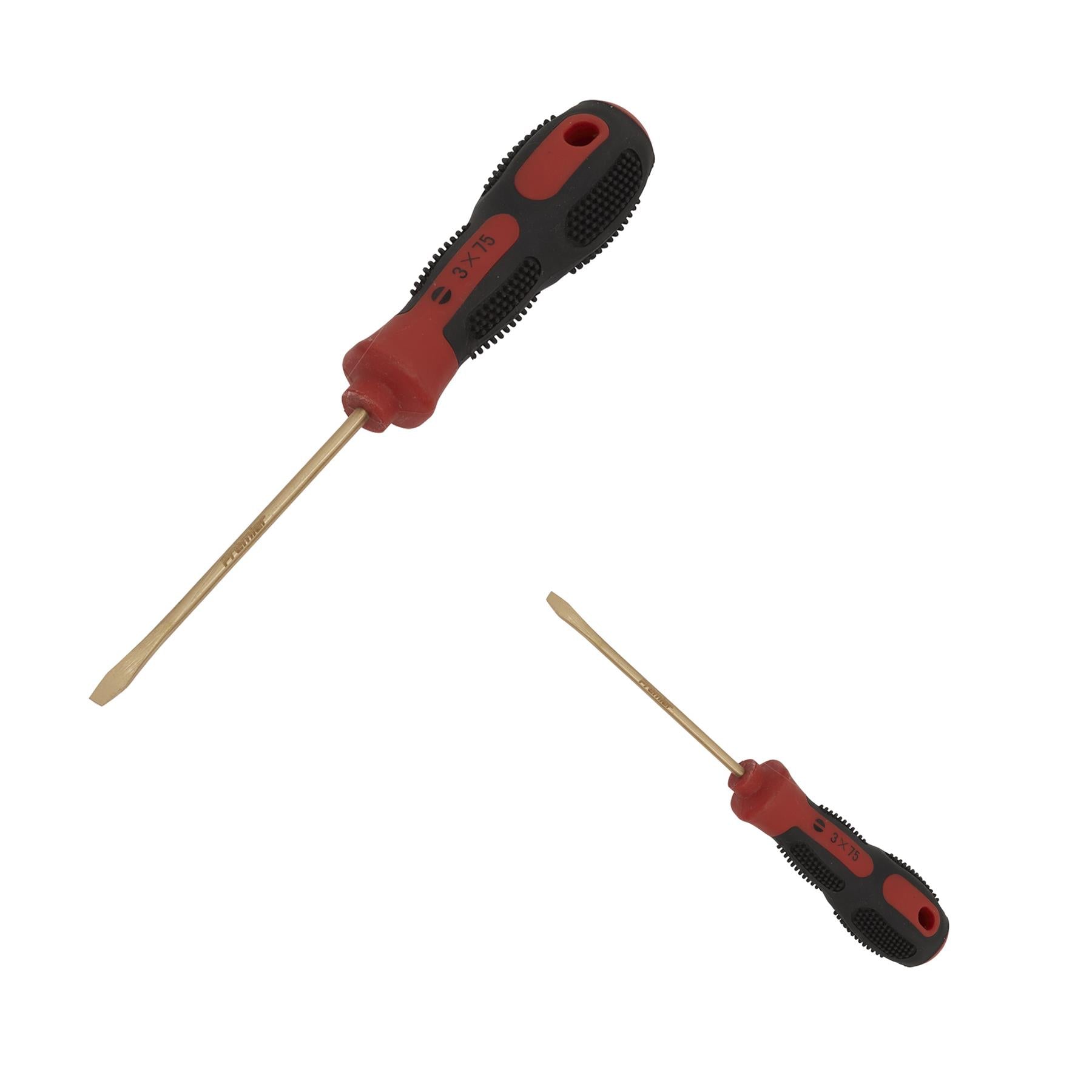 Sealey Screwdriver Slotted 3 x 75mm - Non-Sparking