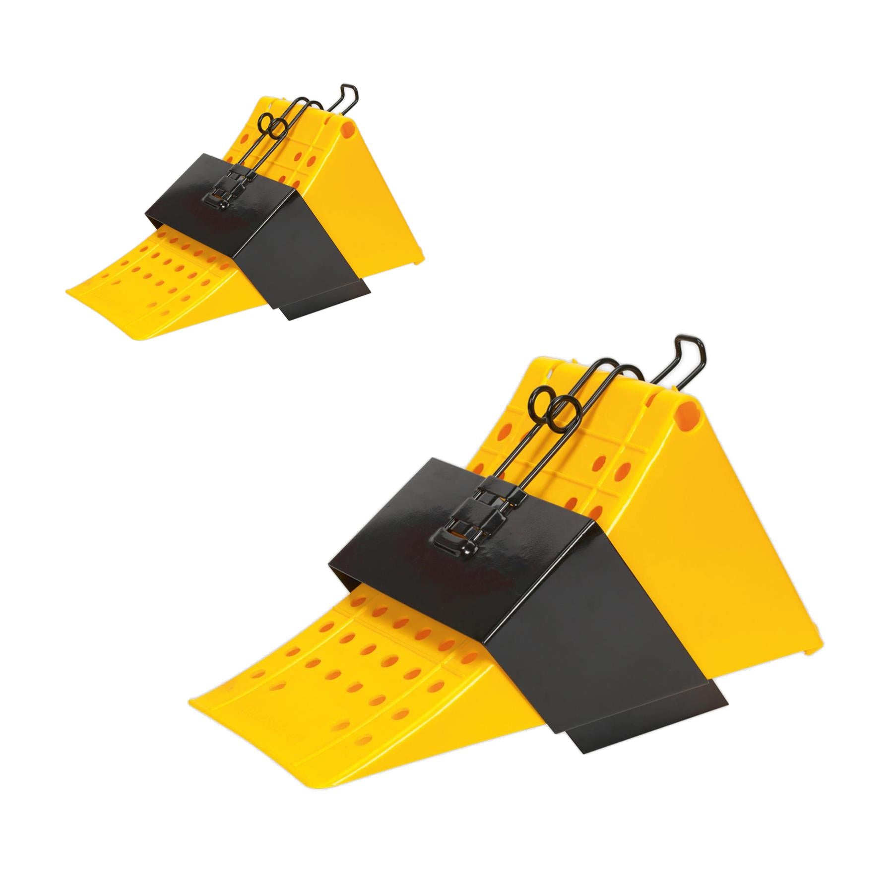 Sealey Wheel Chock with Bracket Single - Commercial