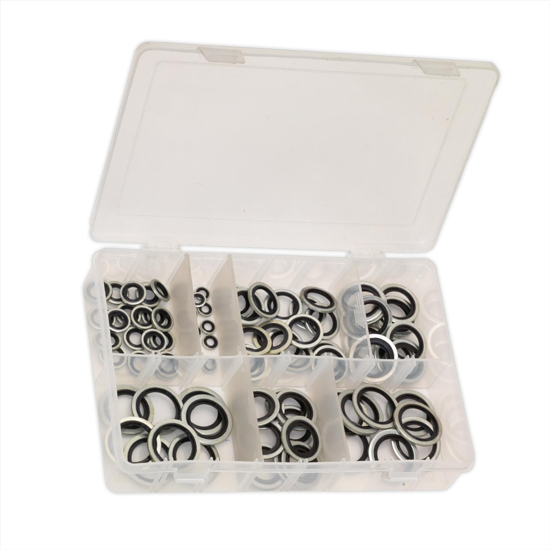 Sealey Assorted Dowty Washers BSP Bonded Seal Fuel Washer Hydraulic 84pc