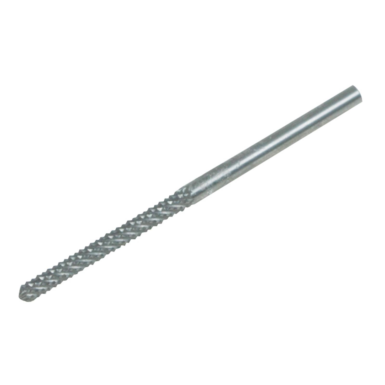 Tile Cutting Spiral Saw Bit - 3.17mm (1/8") Grout Removal Steel Cutter Stone