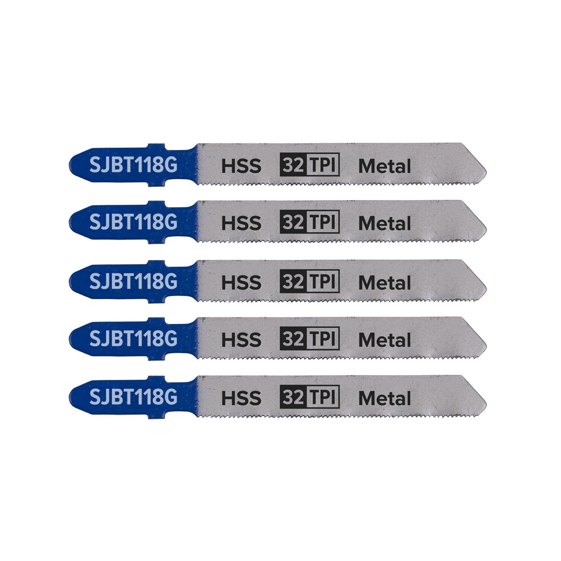 Sealey Jigsaw Blade Metal 75mm 32tpi - Pack of 5