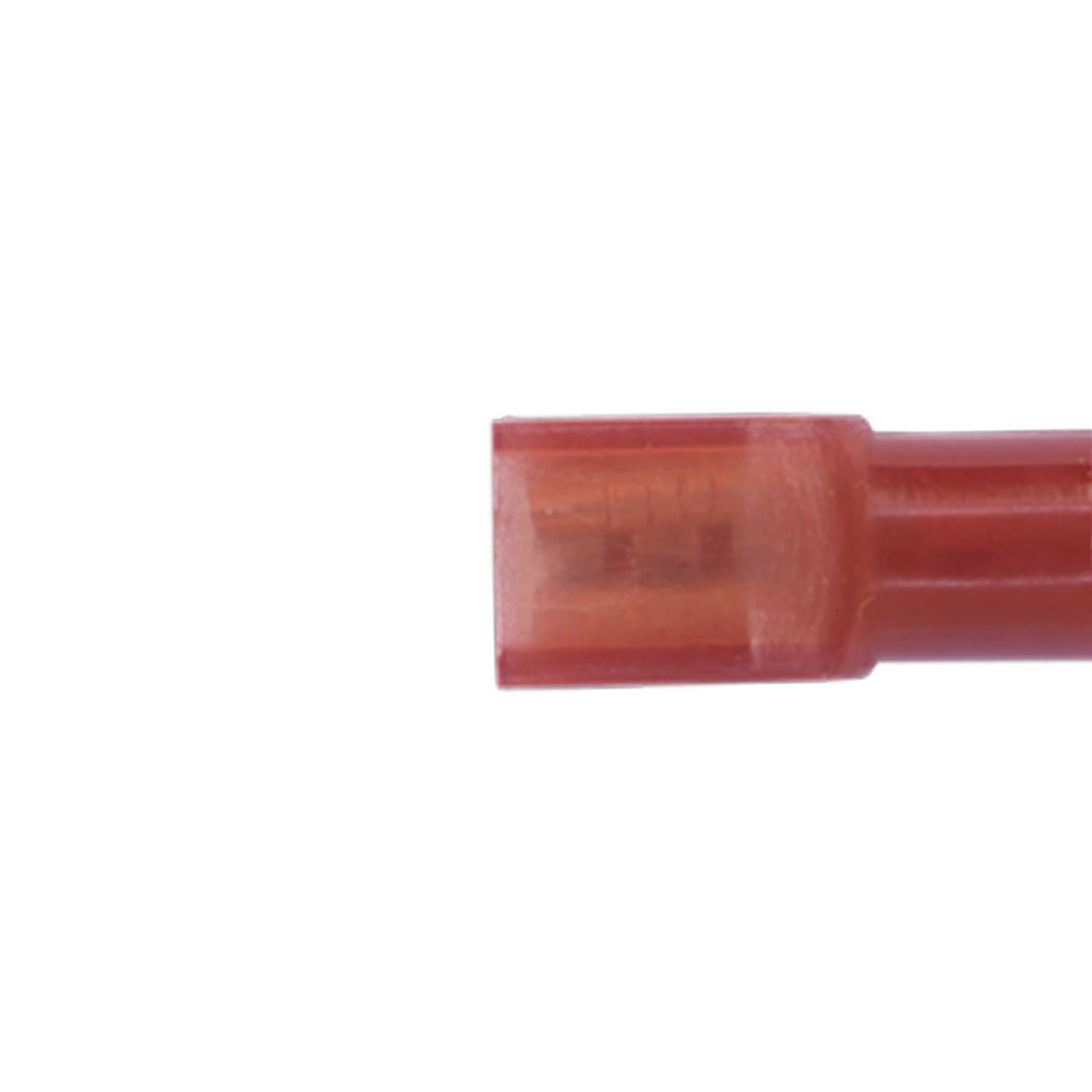 Sealey Fully Insulated Terminal 2.8mm Female Red Pack of 100