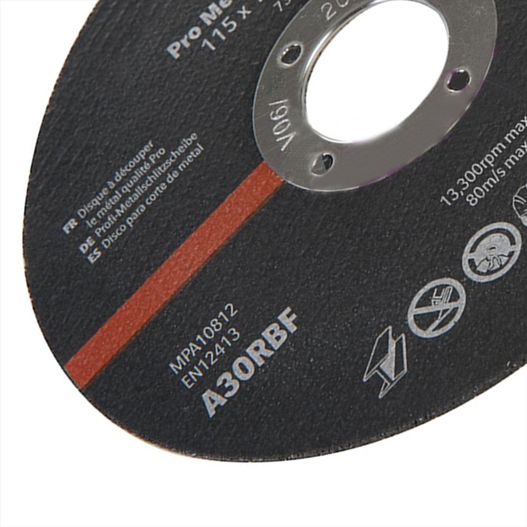 Pro Metal Slitting Disc 10Pk For Ferrous& NonFerrous Metals 115 x 1 x 22.23mm