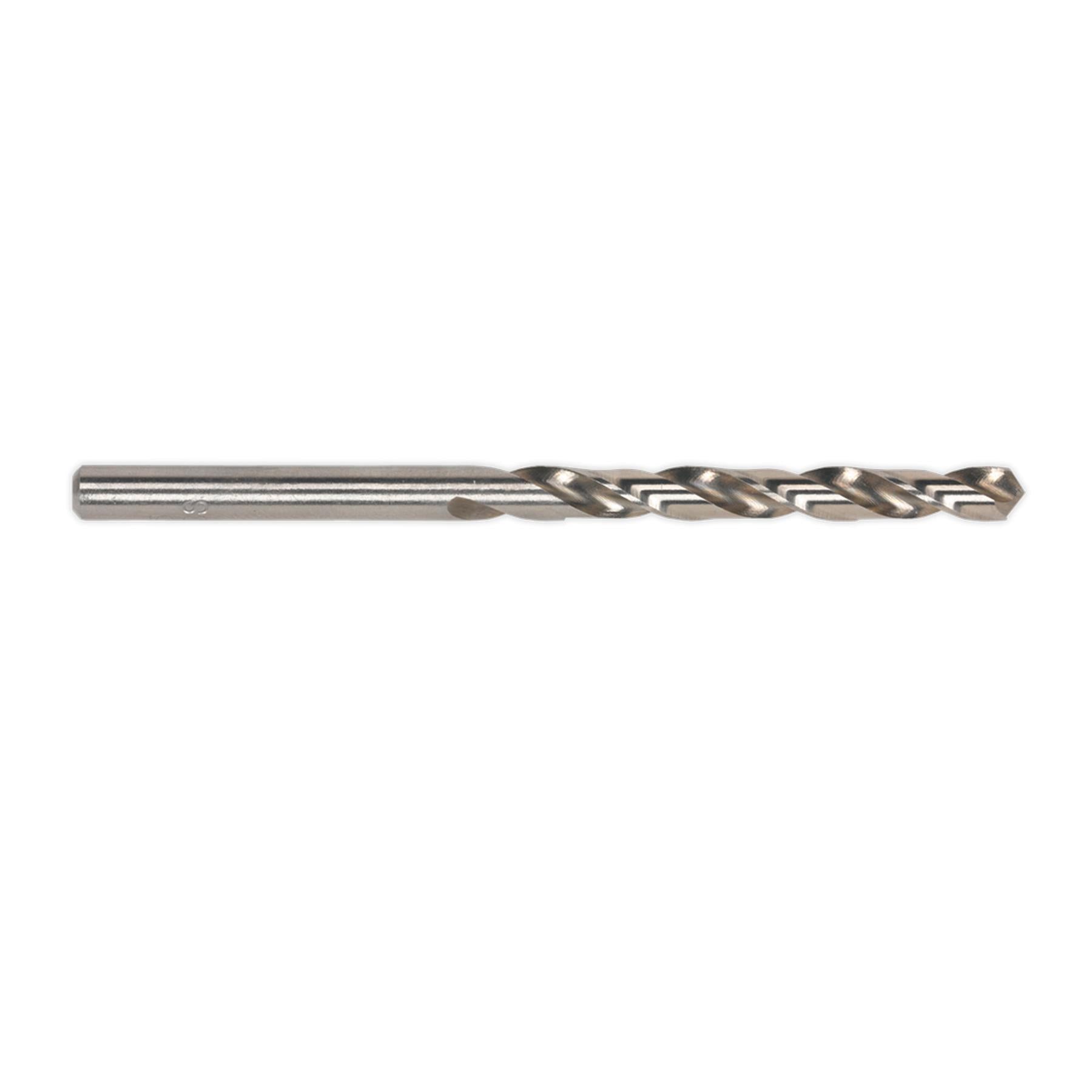 Sealey HSS Fully Ground Drill Bit Ø1/8" Pack of 10