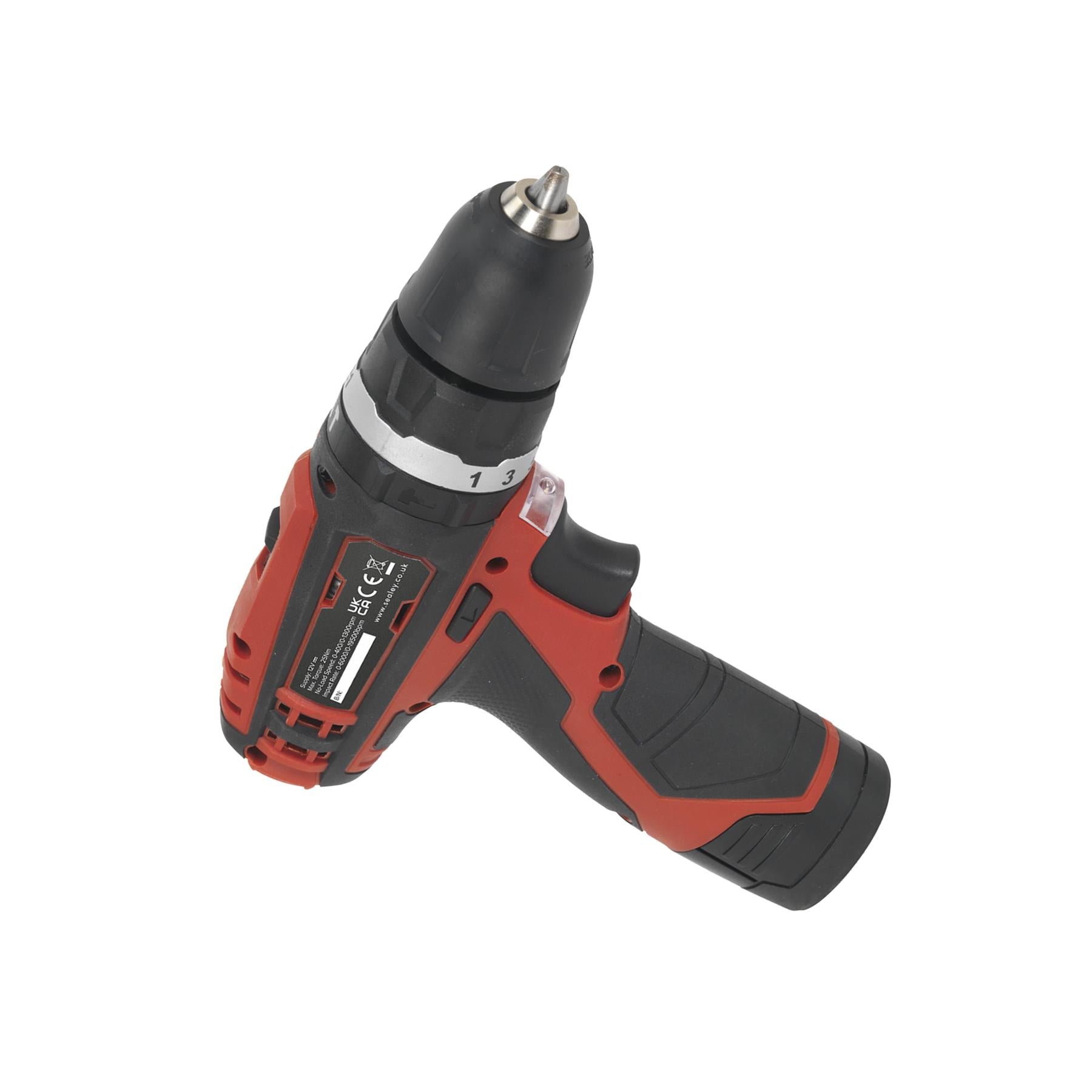 Sealey Hammer Drill/Driver Kit �10mm 12V Lithium-ion - 2 Batteries