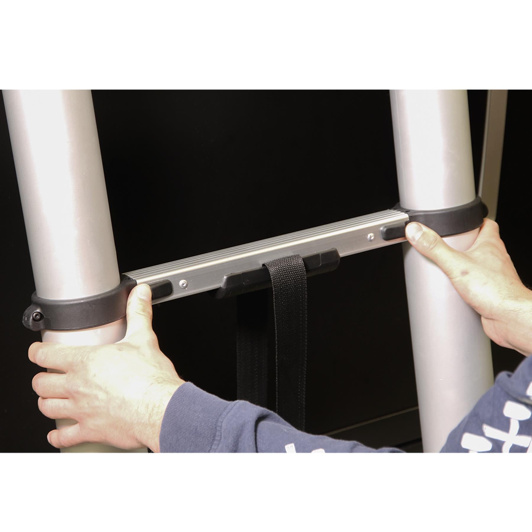Sealey Aluminium Telescopic Ladder 11-Tread EN 131