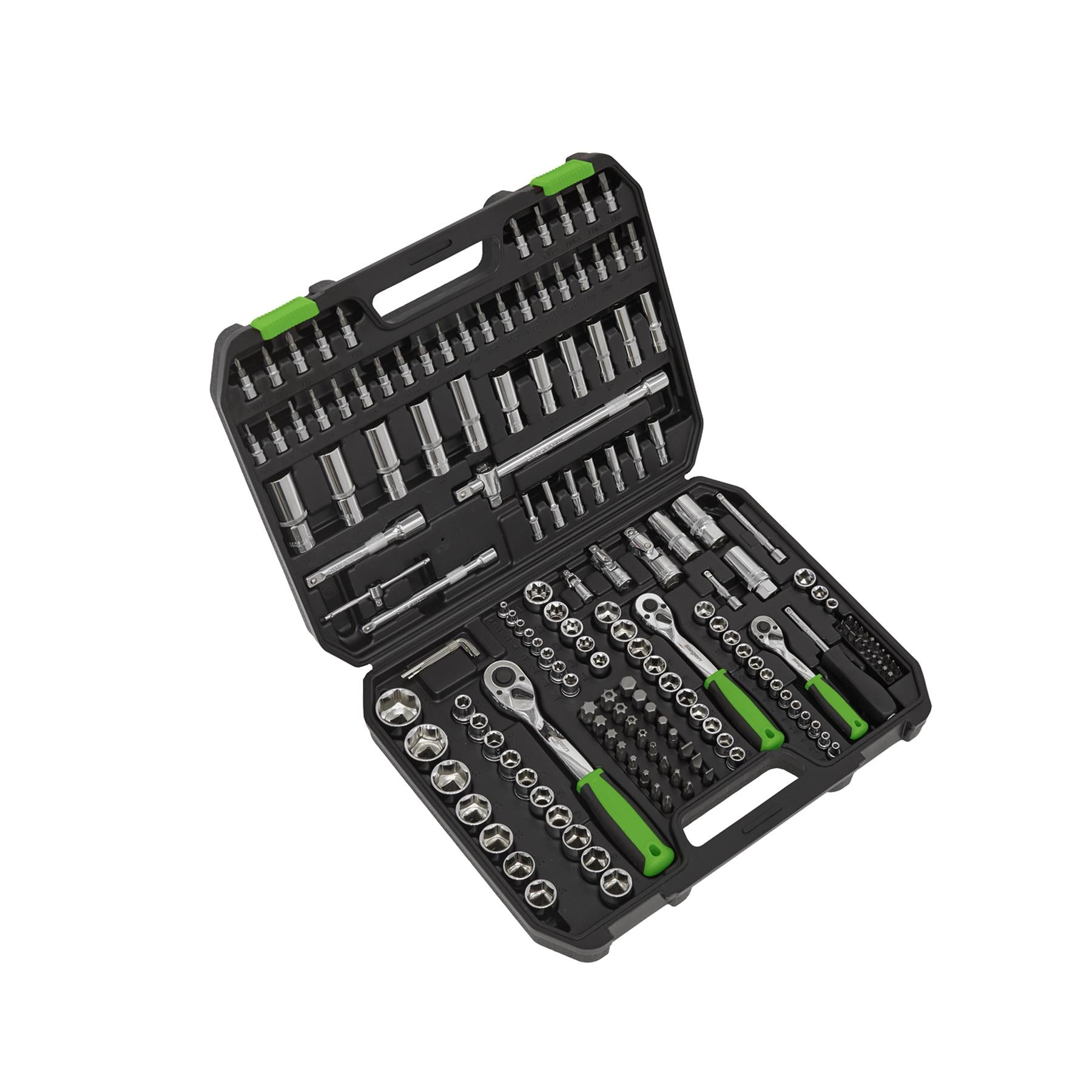 Sealey Socket Set 171pc 1/4", 3/8" & 1/2"Sq Drive WallDrive Metric